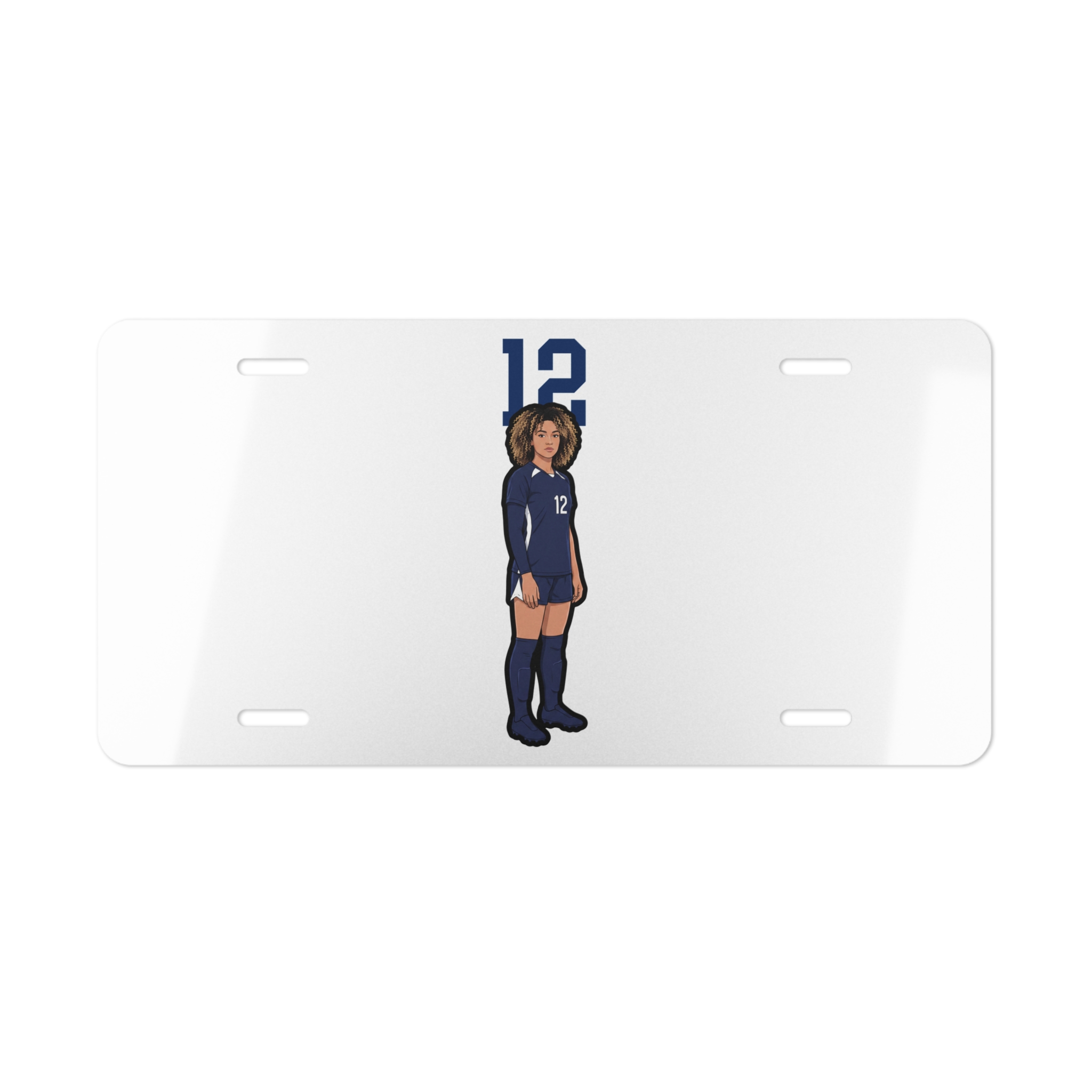 License Plate — character_number_top in Classic