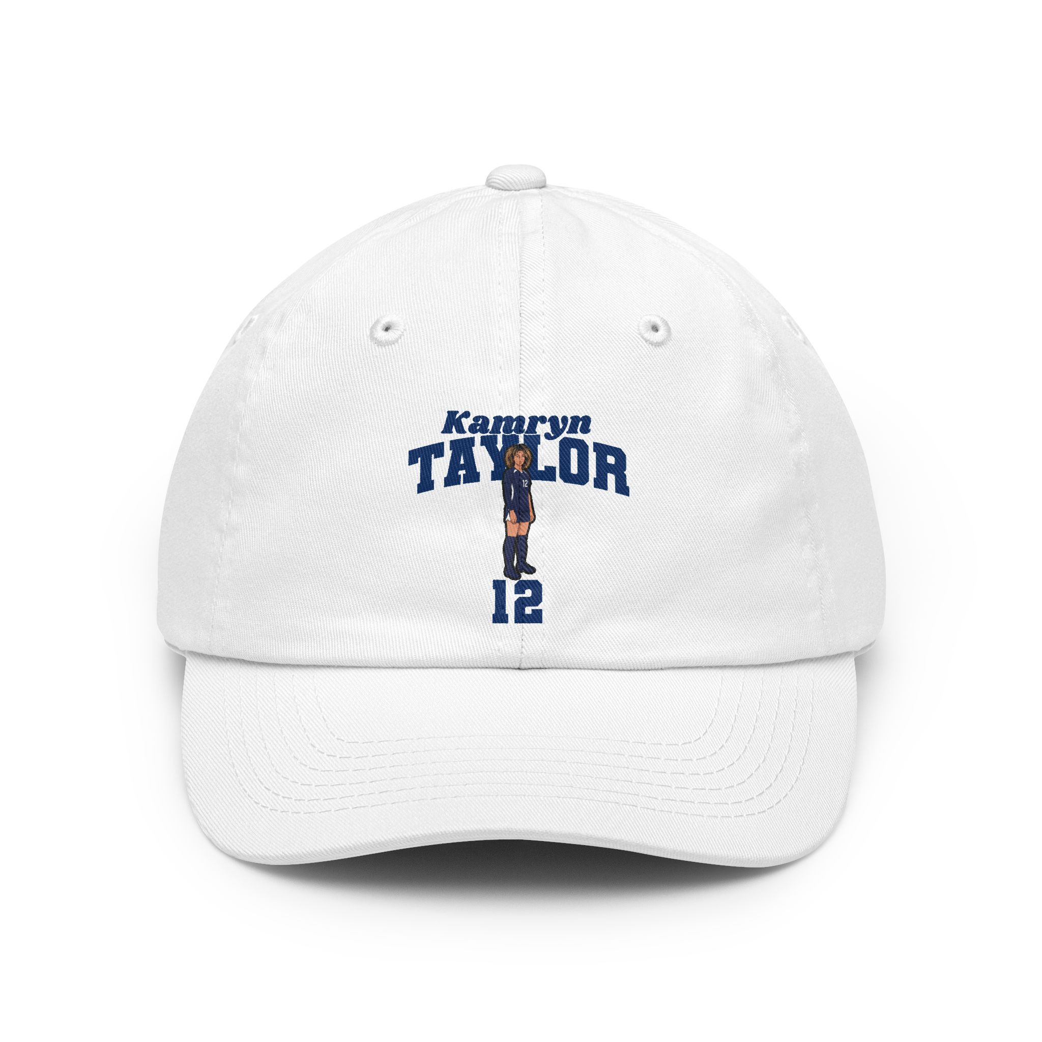 Classic Cap — character_signature_arch in White