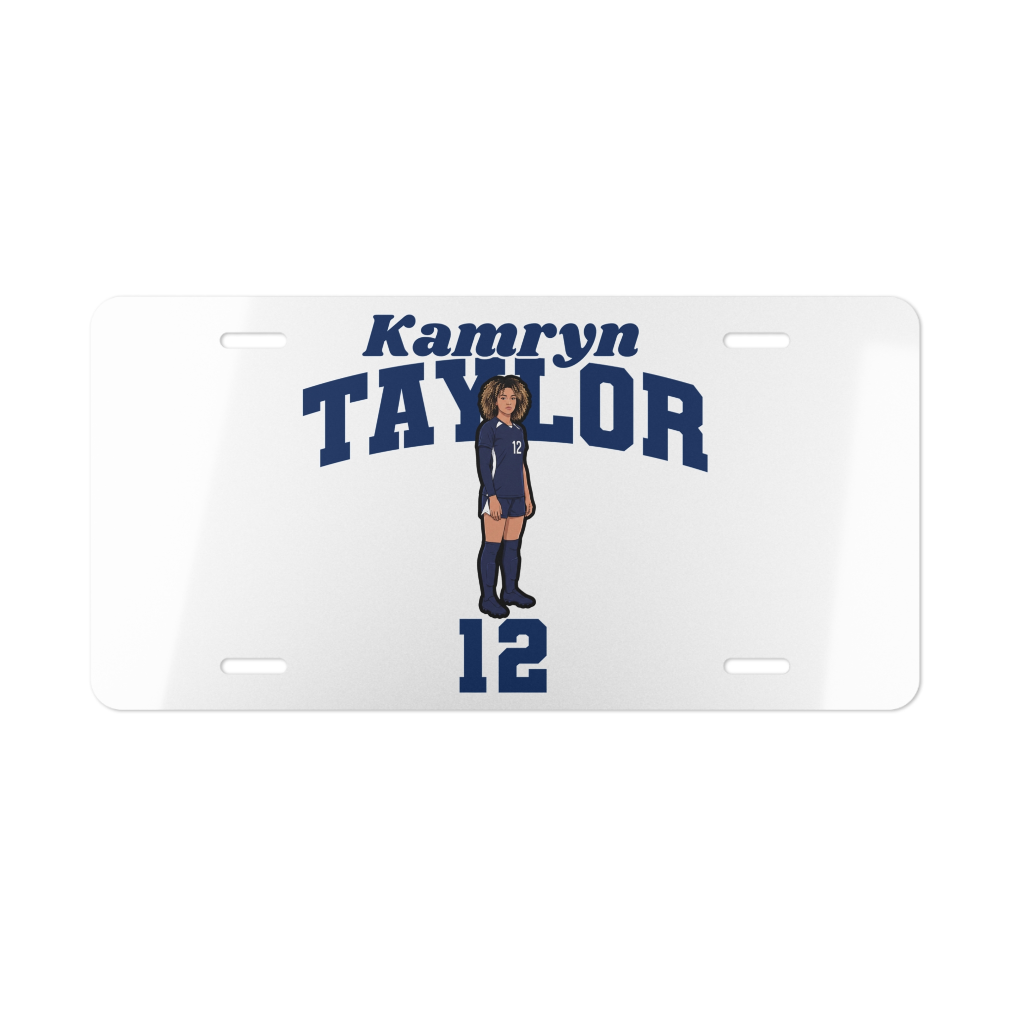 License Plate — character_signature_arch in Classic