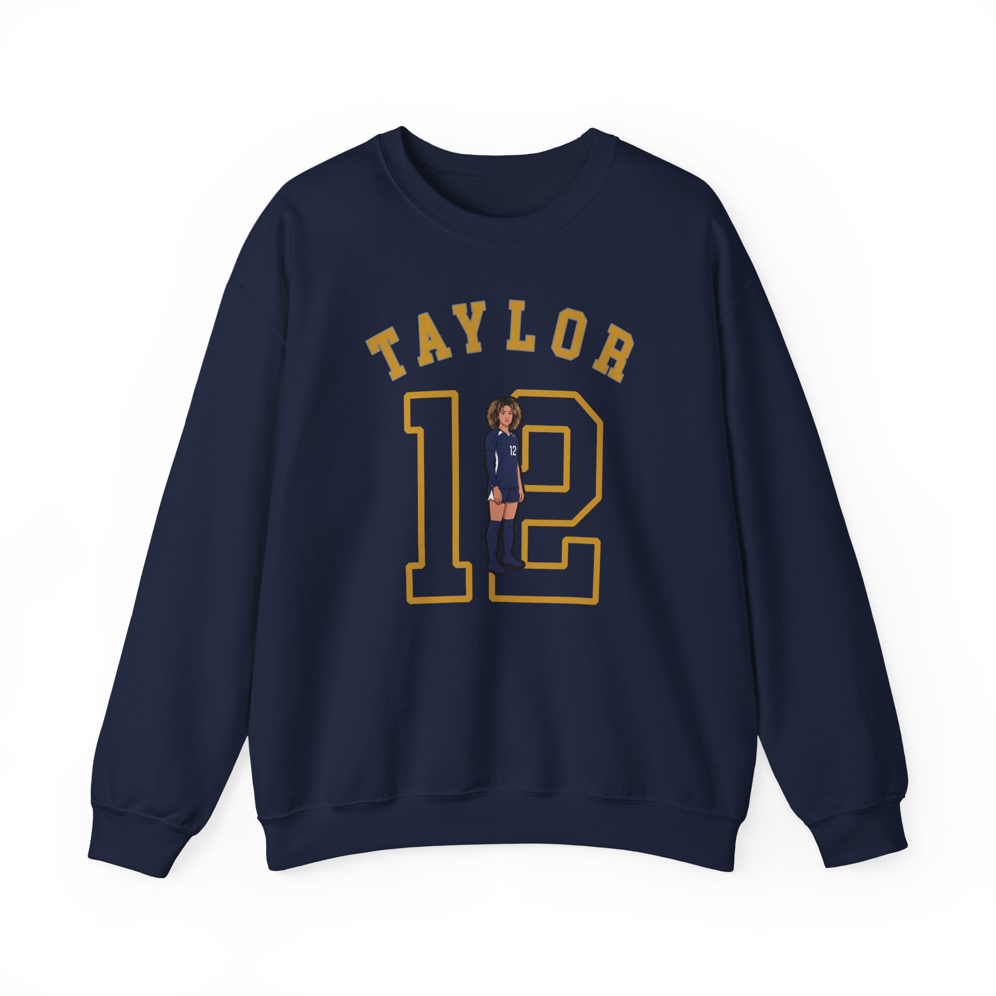 Crewneck Sweatshirt — character_shirsey_arch in Navy