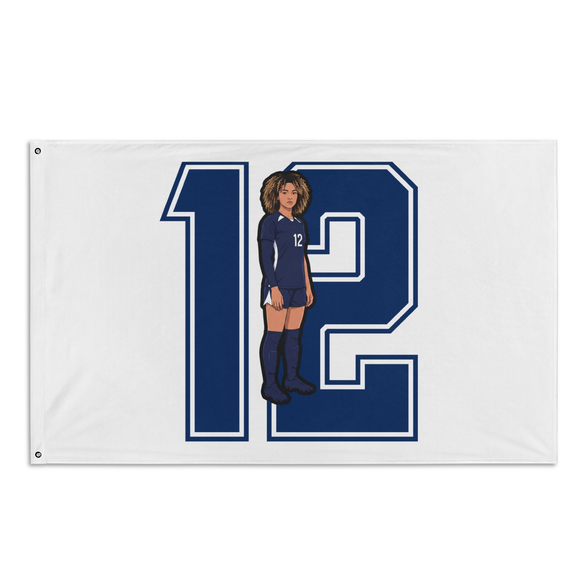 Flag (35 × 56 in) — character_number in Classic