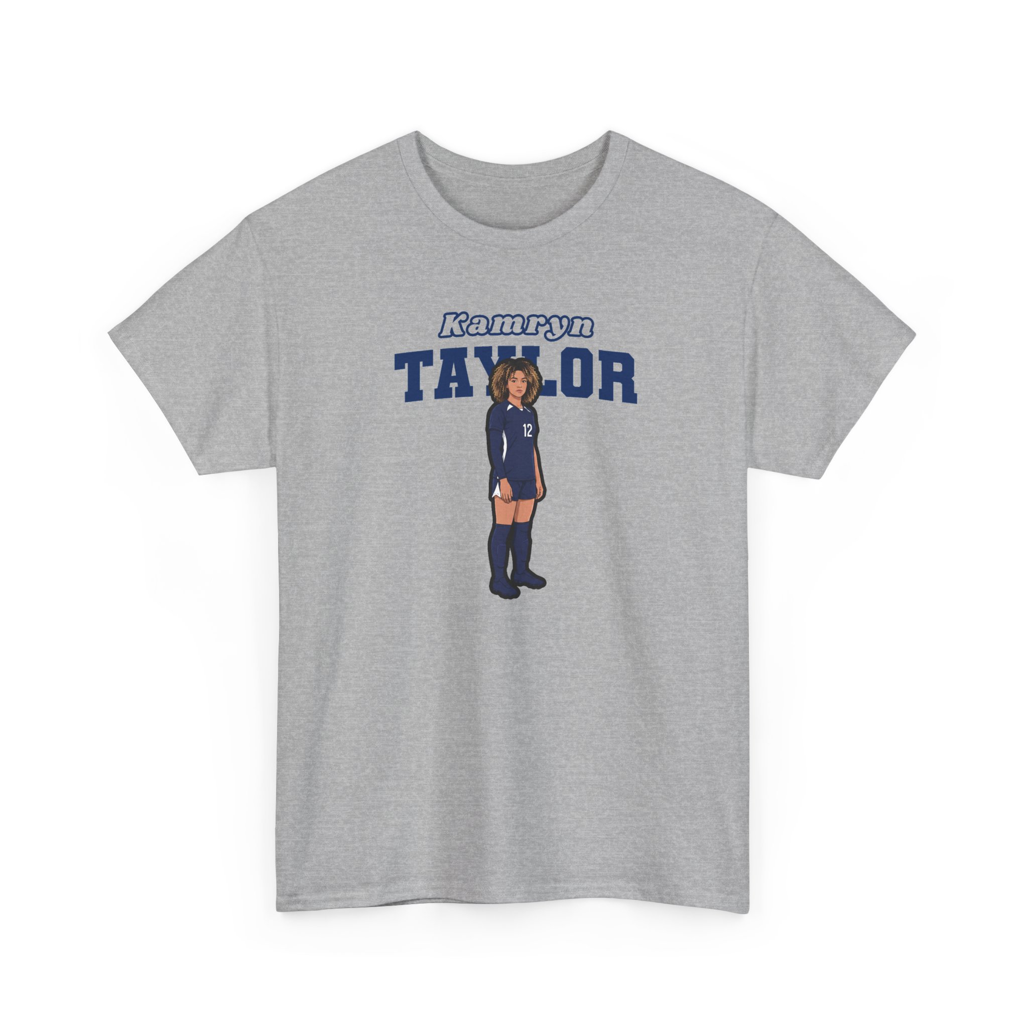 Tee — character_name_arch in Grey