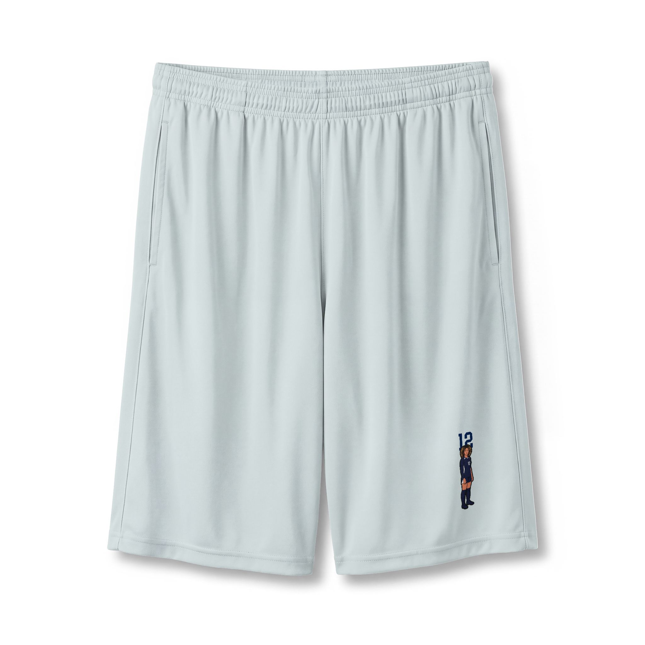 Shorts — character_number_top in Silver
