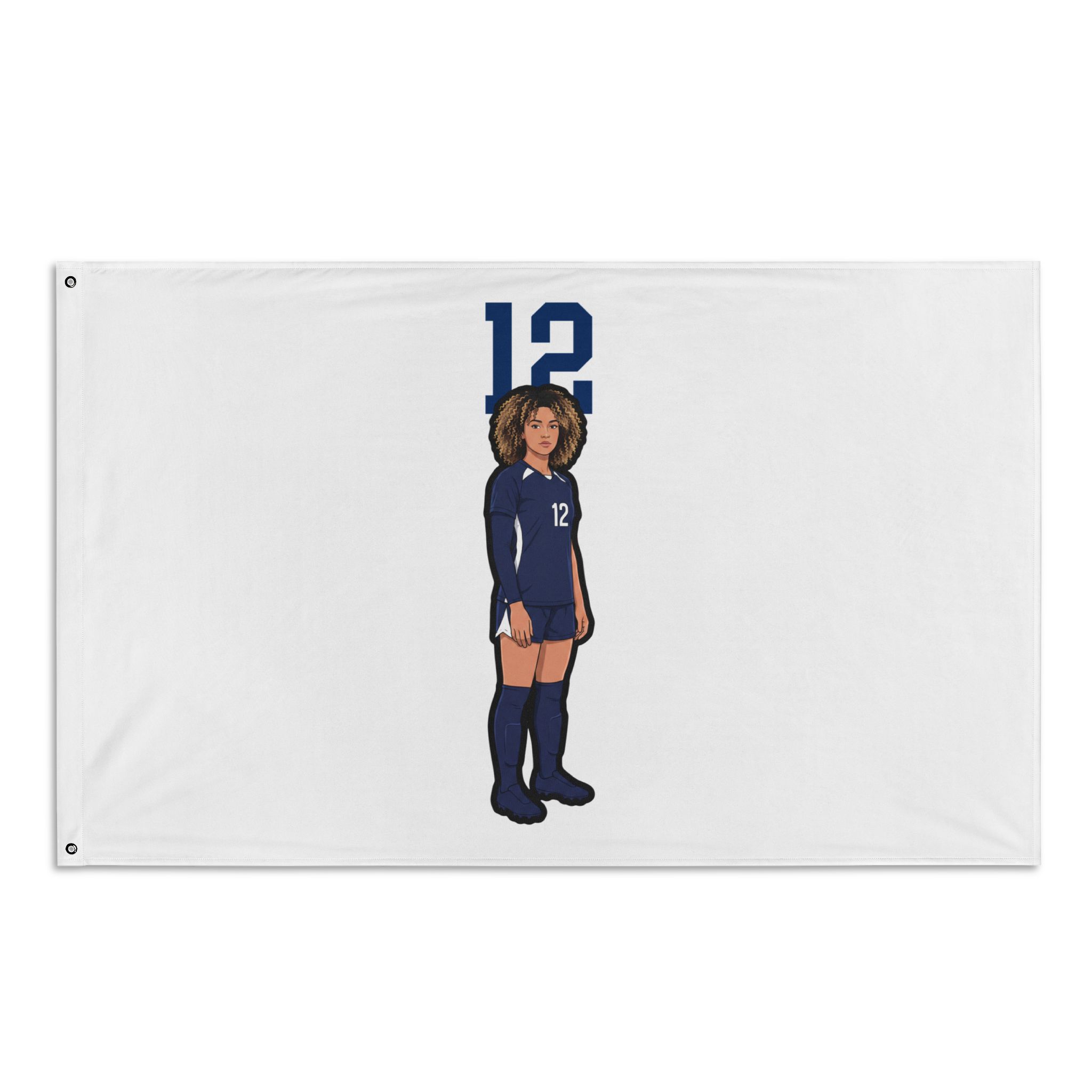 Flag (35 × 56 in) — character_number_top in Classic