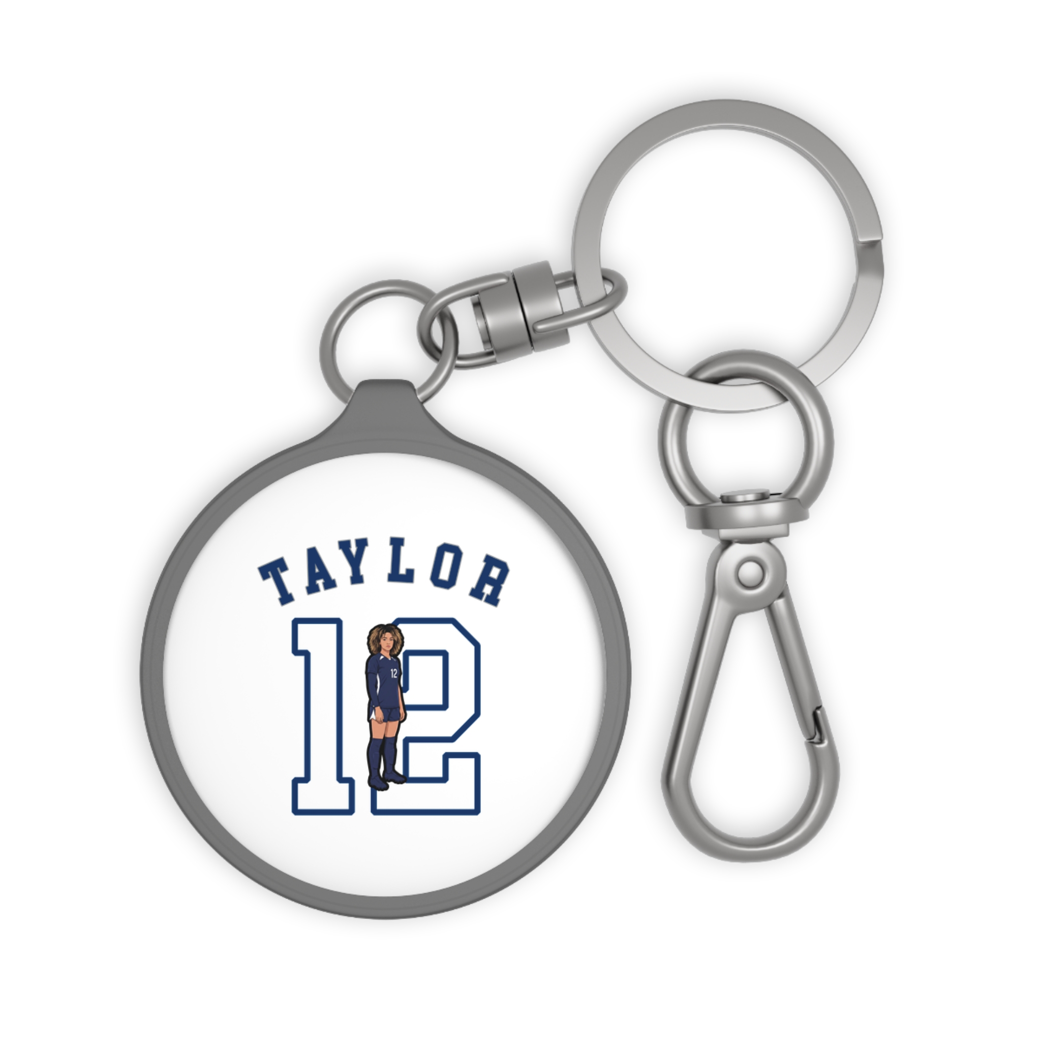 Keychain — character_shirsey_arch in Grey