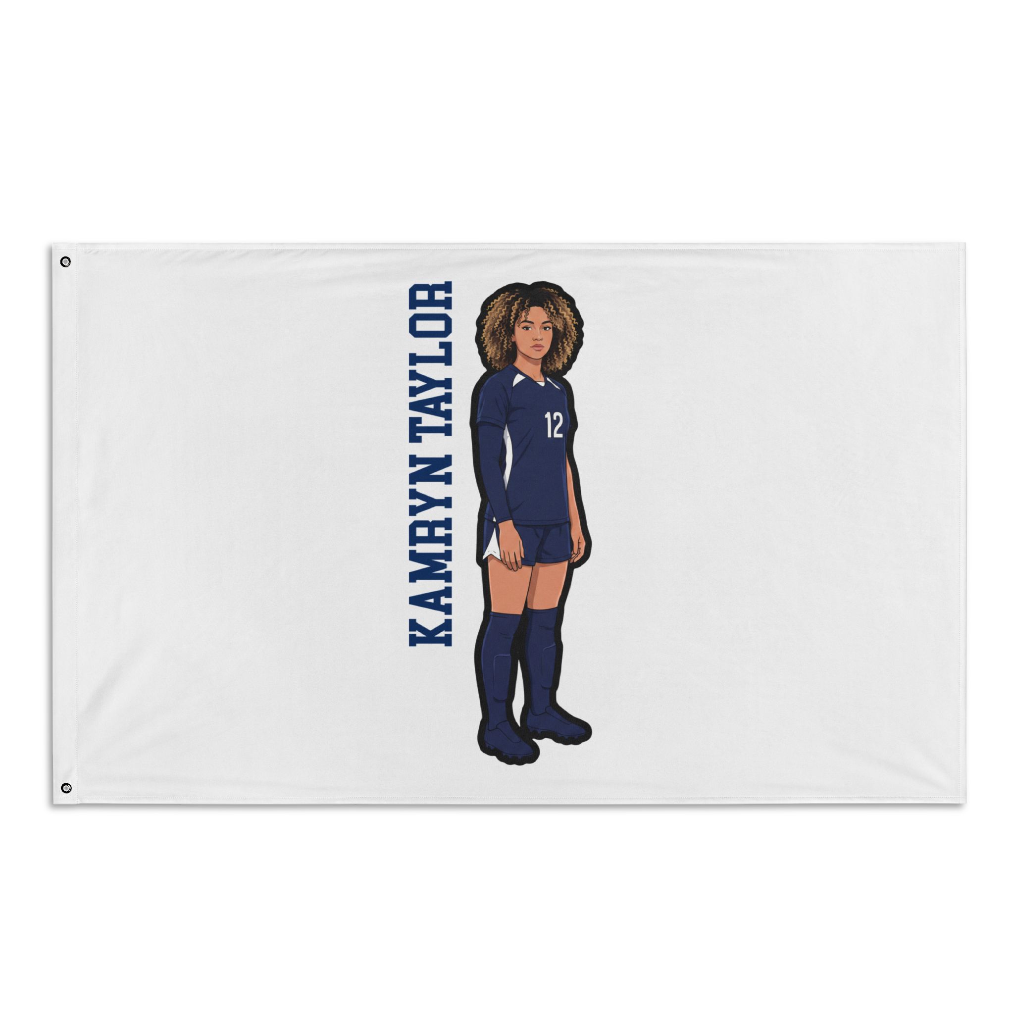 Flag (35 × 56 in) — character_name_vertical in Classic