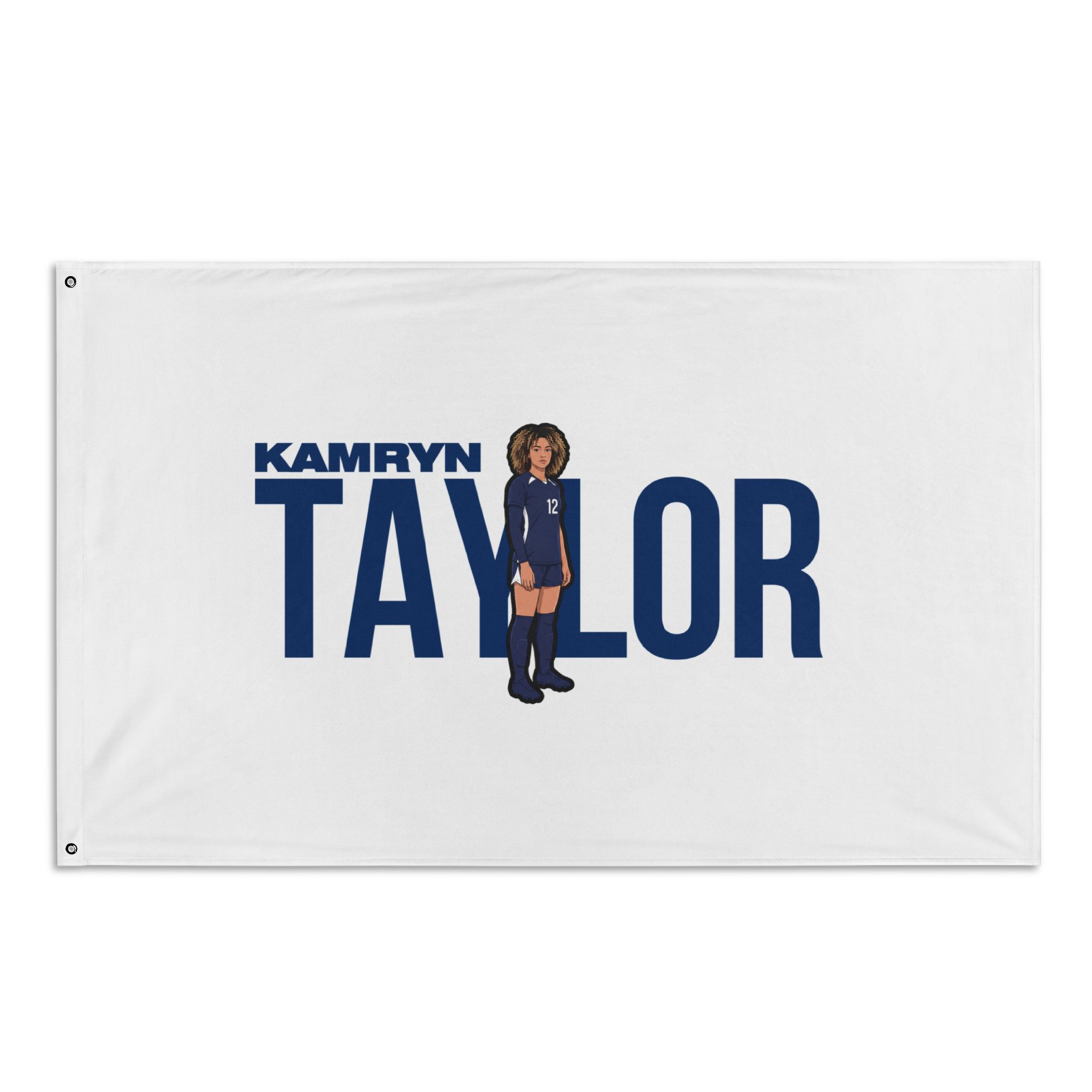 Flag (35 × 56 in) — character_player_name in Classic