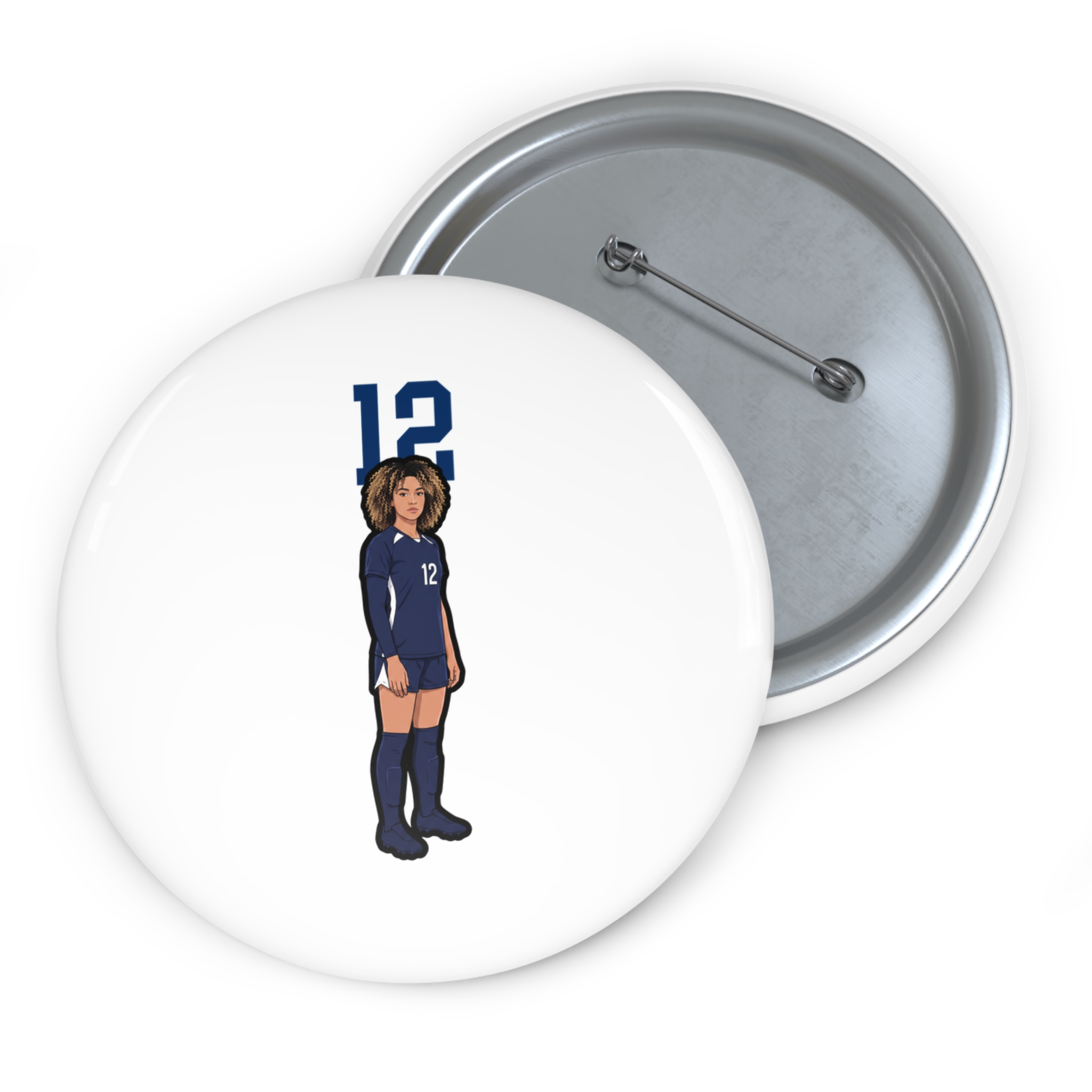 Game Day Pin — character_number_top in Classic