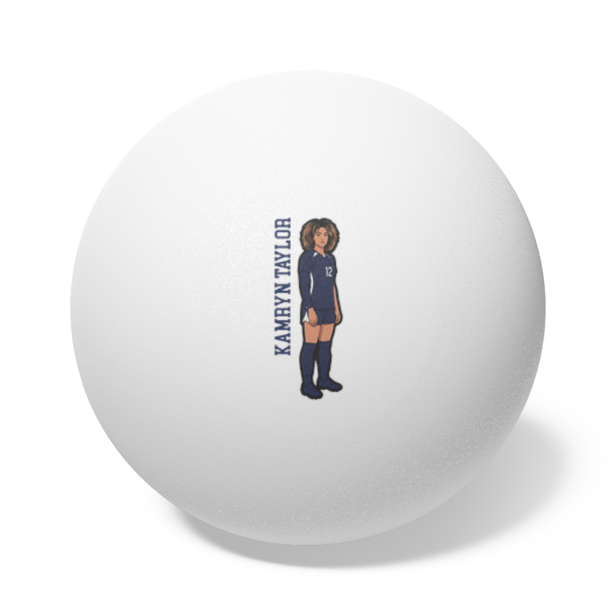Ping Pong Balls, 6 pcs — character_name_vertical in White