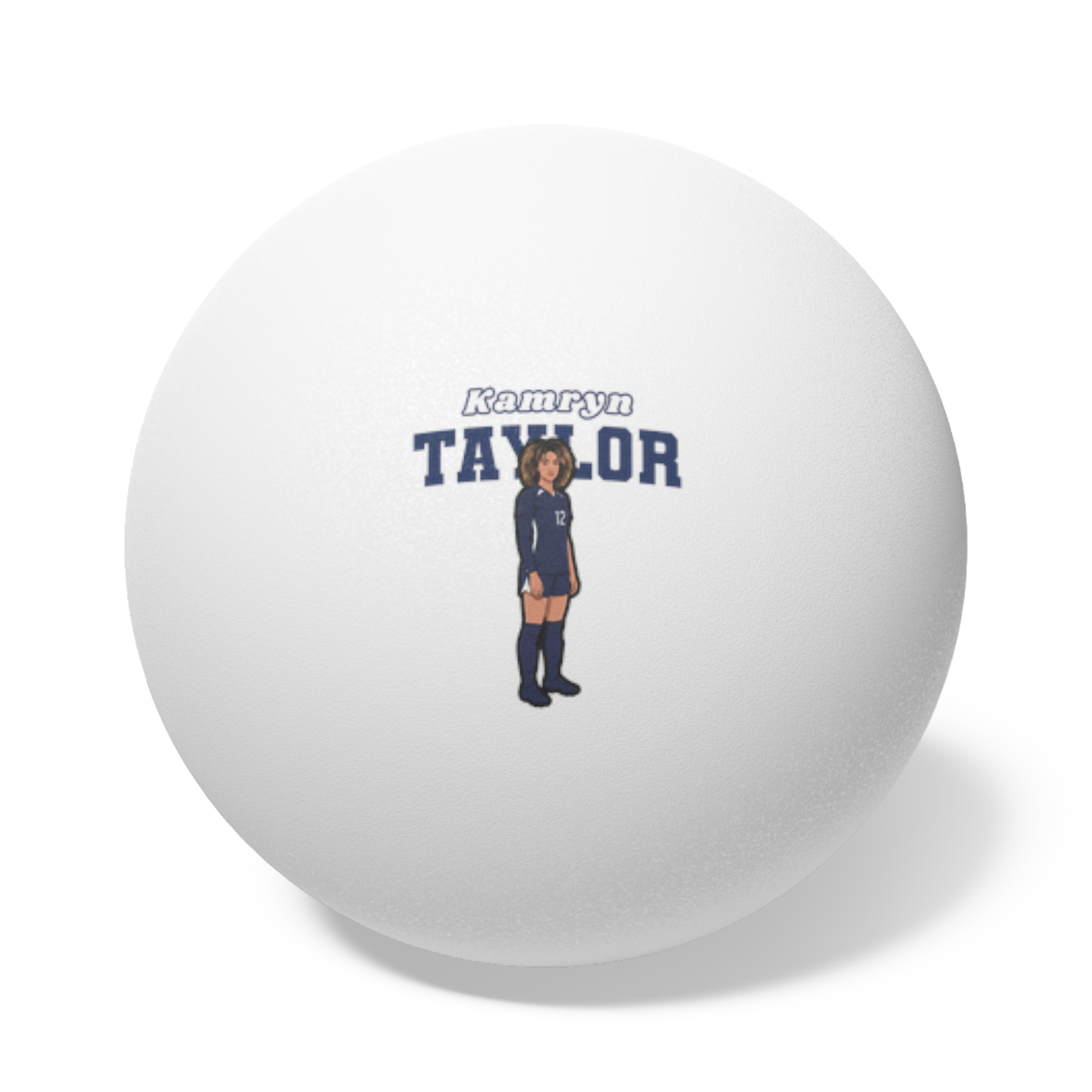 Ping Pong Balls, 6 pcs — character_name_arch in White