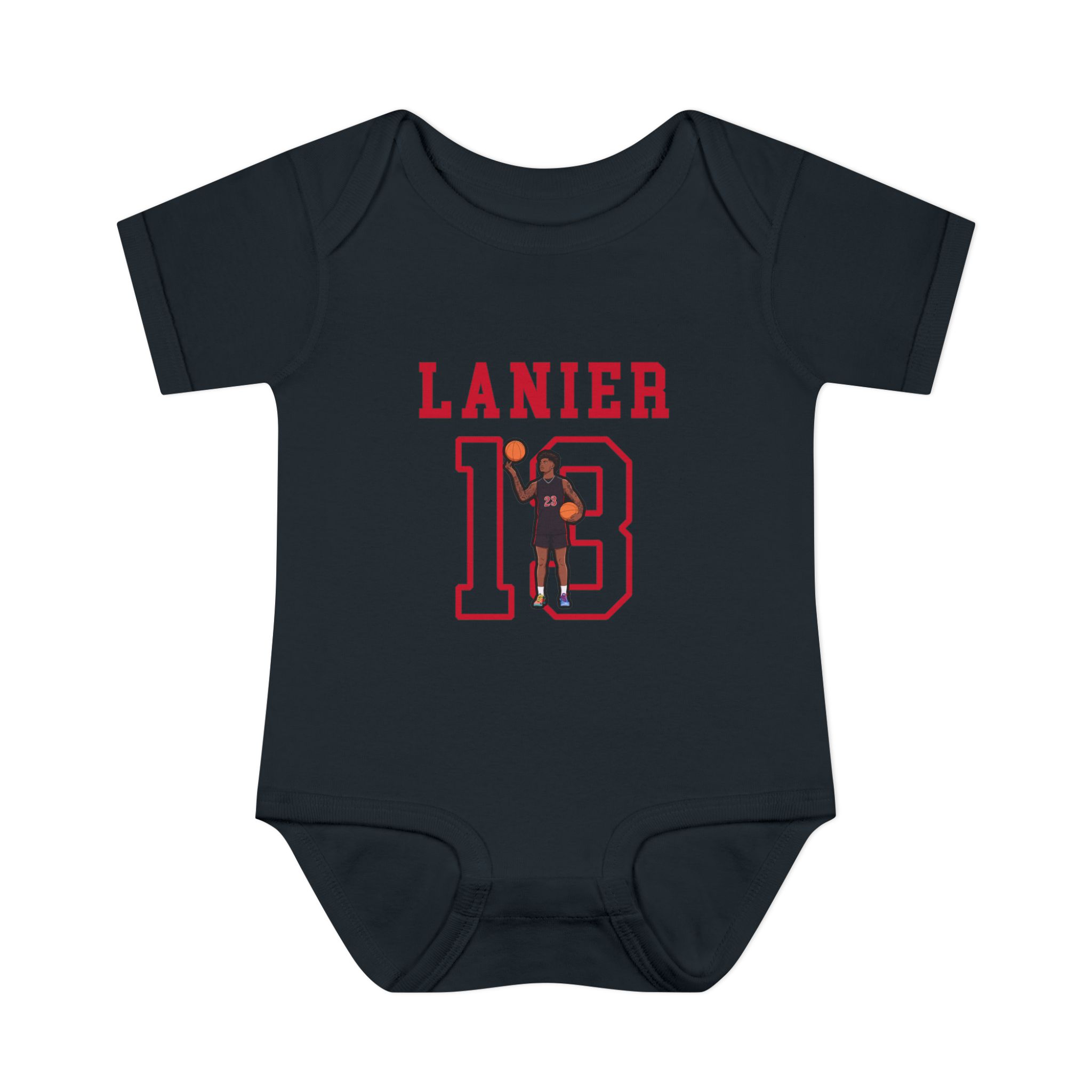Baby Onesie — character_shirsey in Black