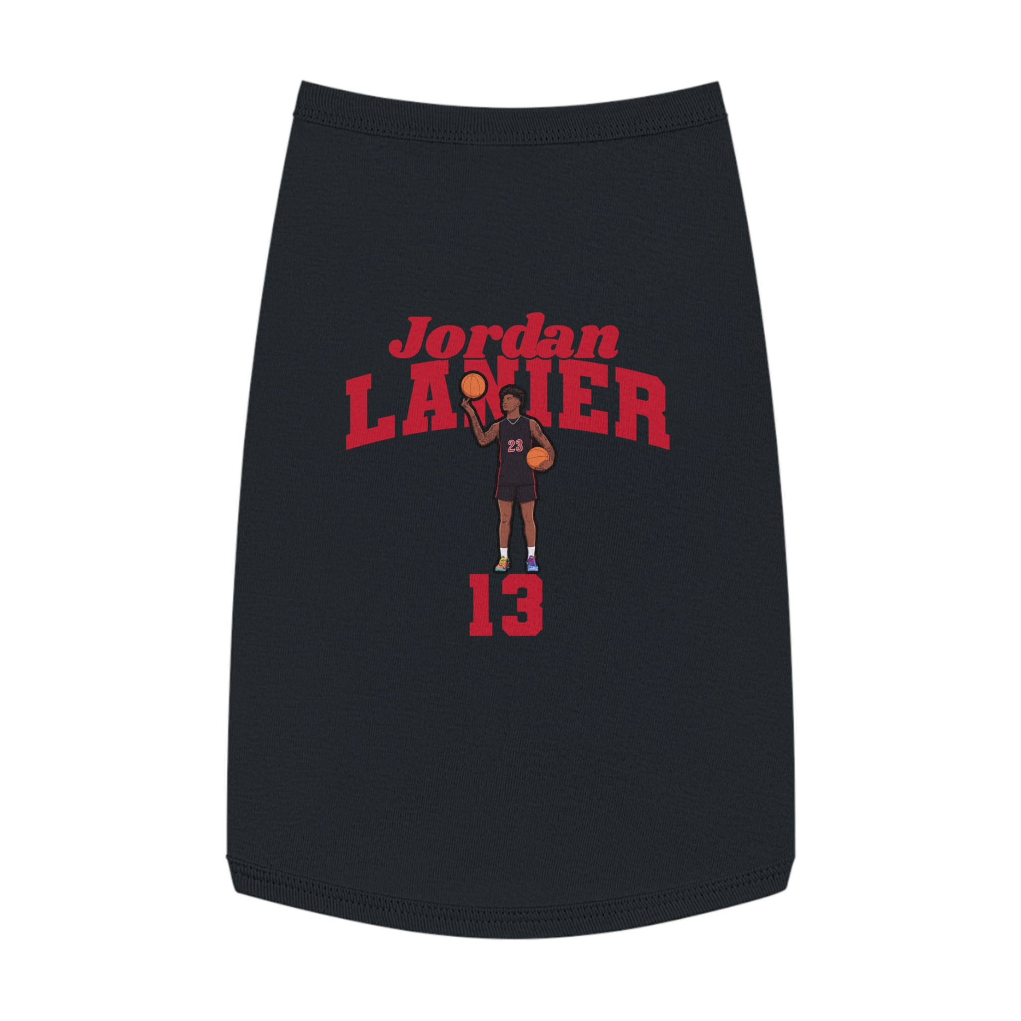 Pet Tank Top — character_signature_arch in Black