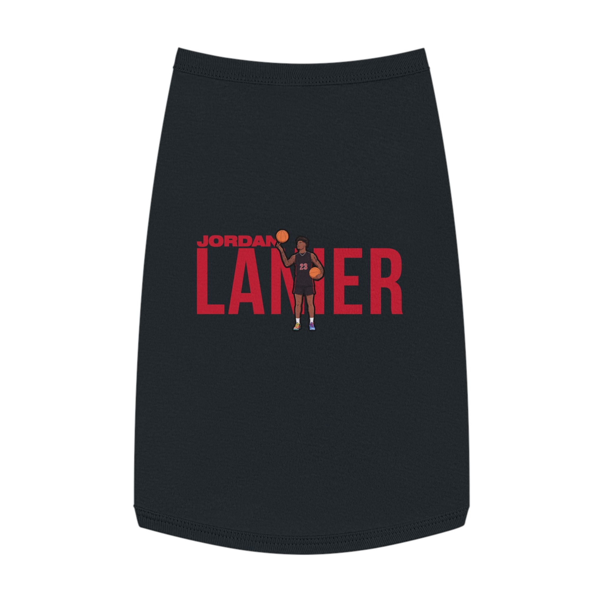 Pet Tank Top — character_player_name in White