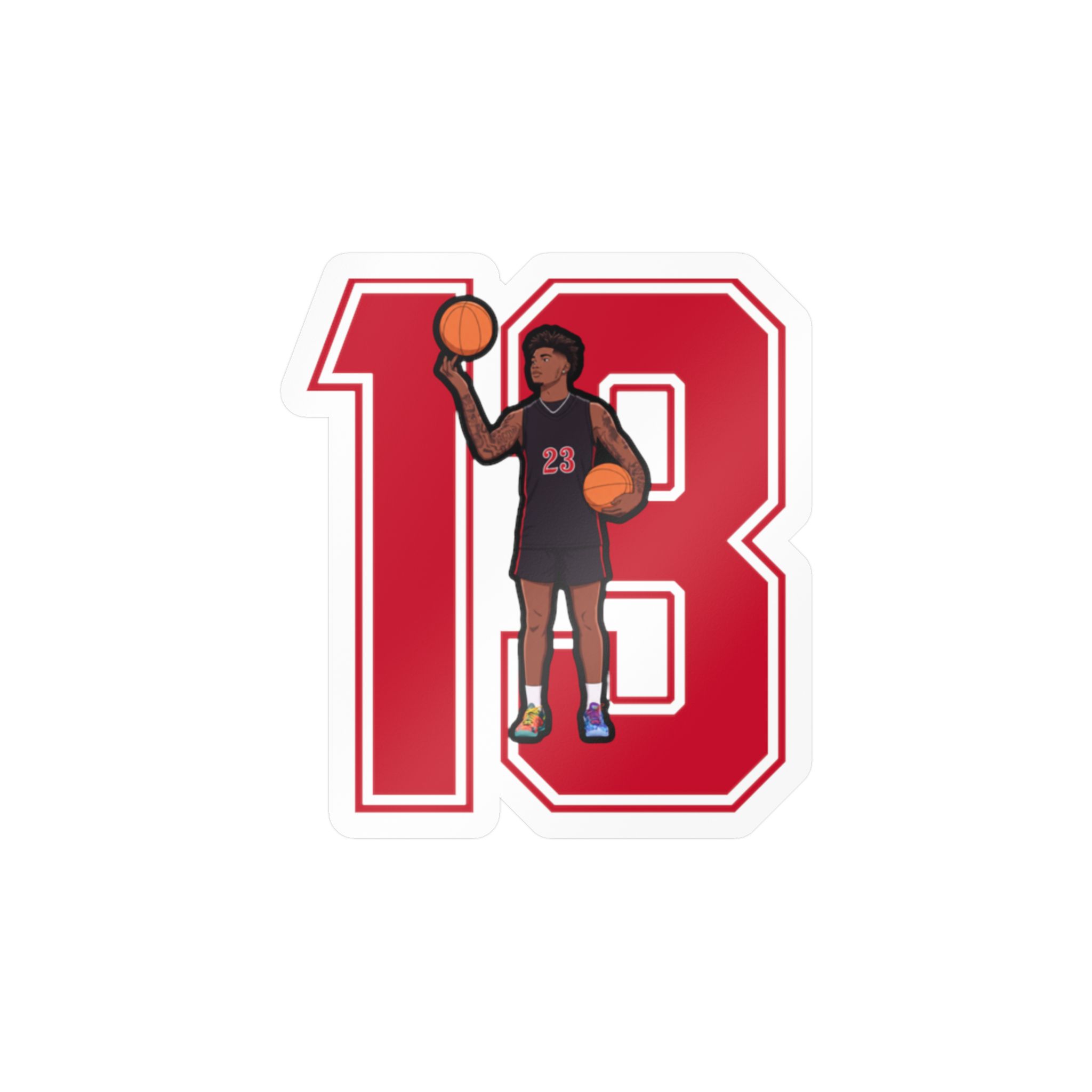 Vinyl Sticker — character_number in Classic