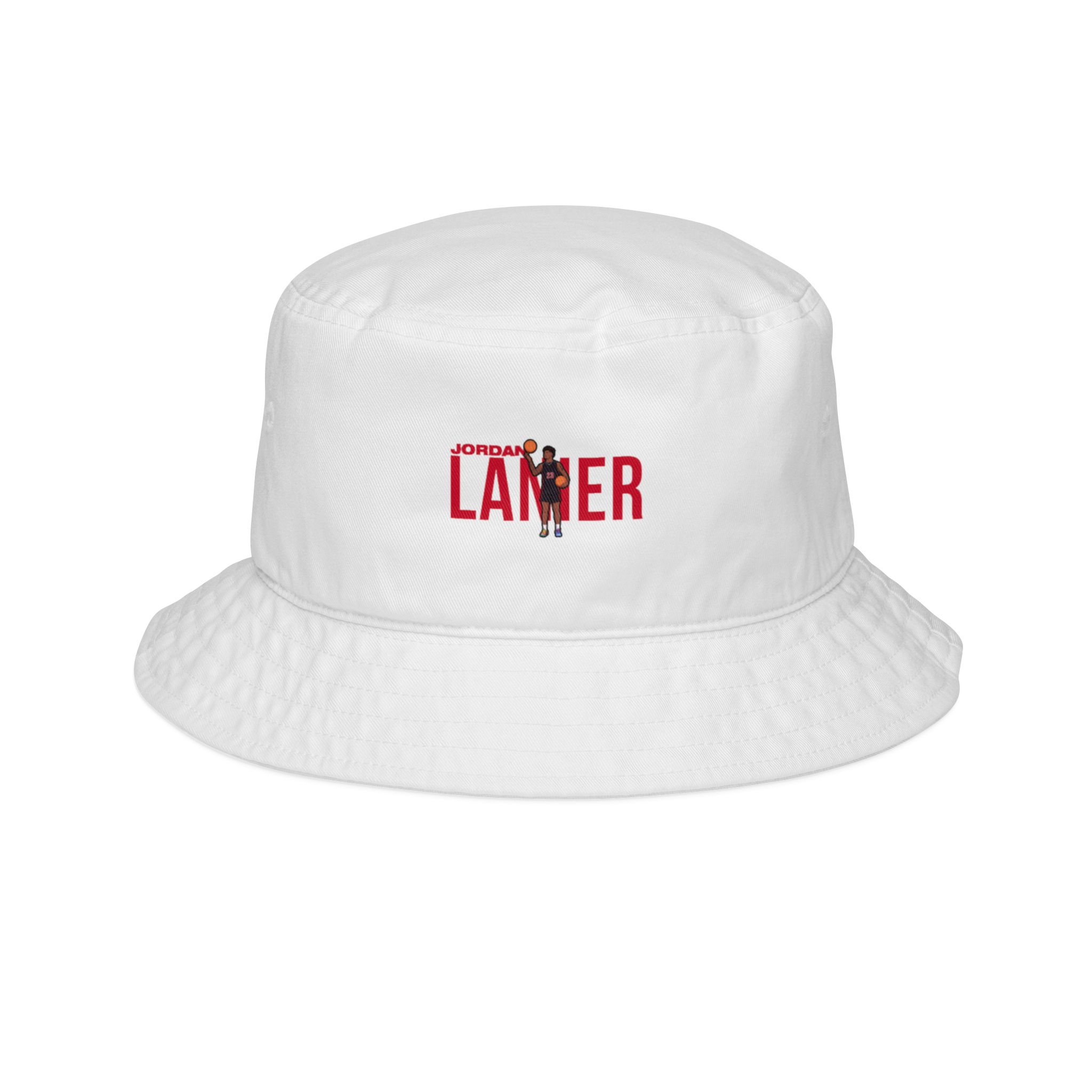 Bucket Hat — character_player_name in White