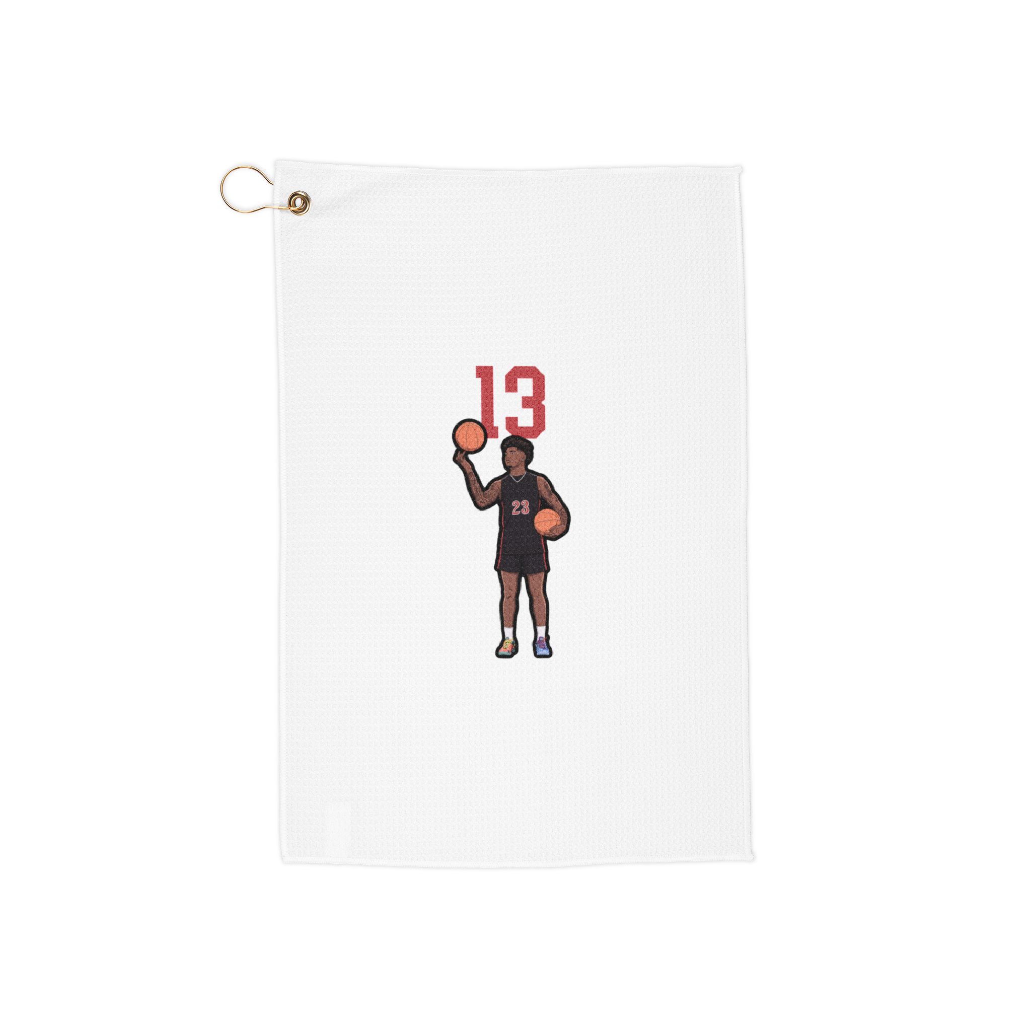Golf Towel — character_number_top in Classic