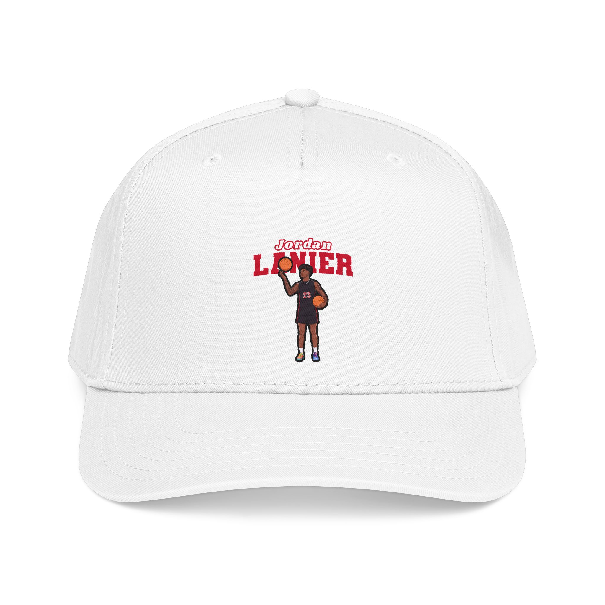 Baseball Cap — character_name_arch in White