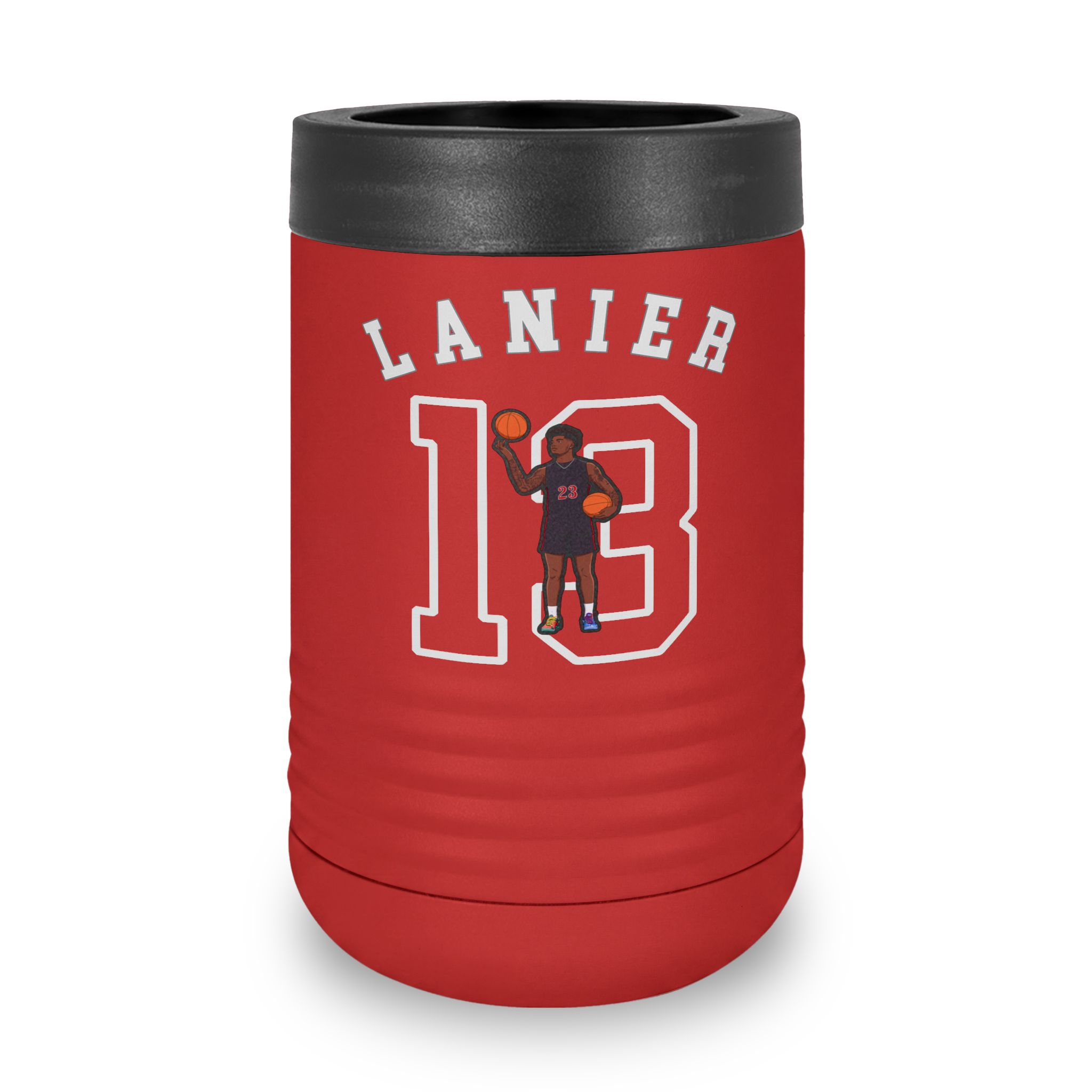 Stainless Can Cooler — character_shirsey_arch in Red