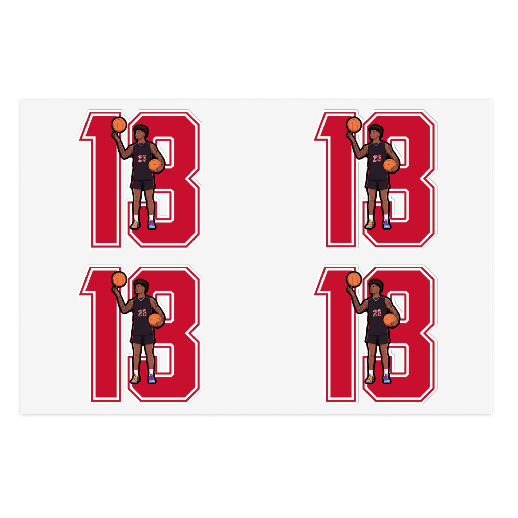 Sticker Sheet — character_number in Classic