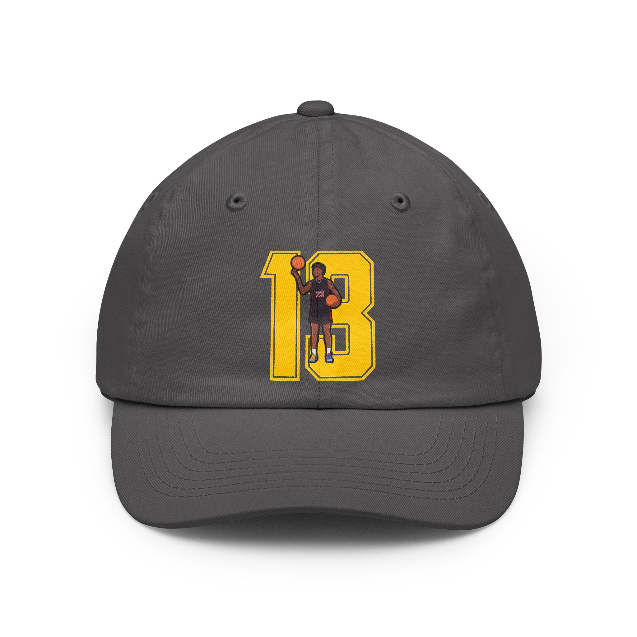 Classic Cap — character_number in Grey
