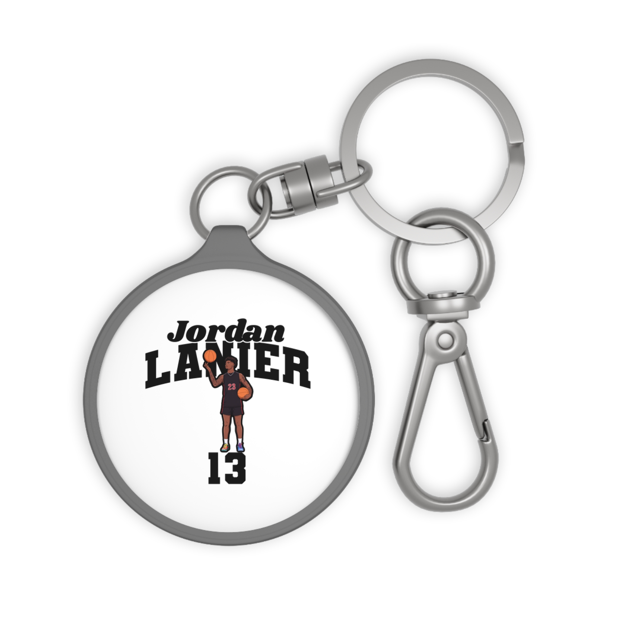 Keychain — character_signature_arch in Grey