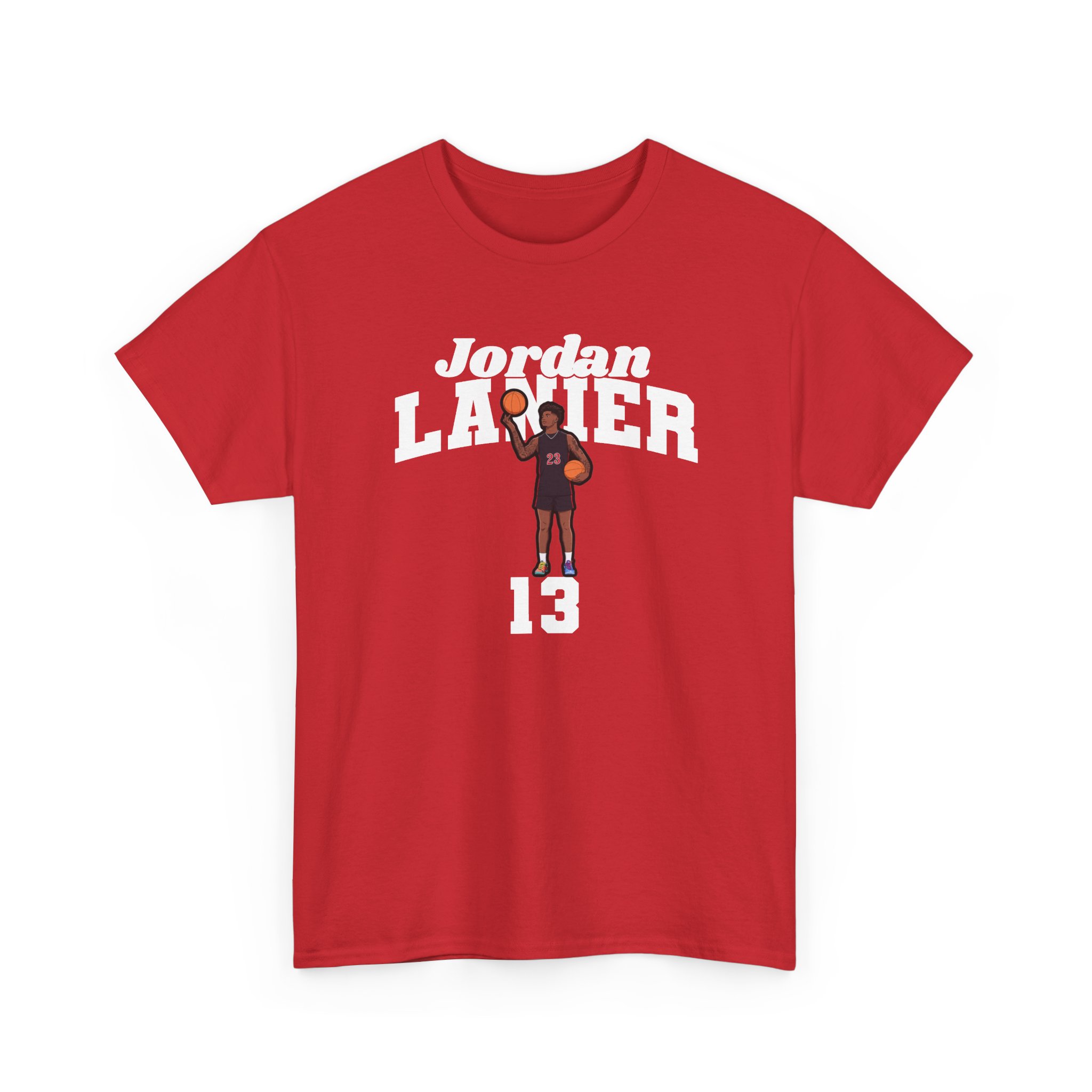 Tee — character_signature_arch in Red