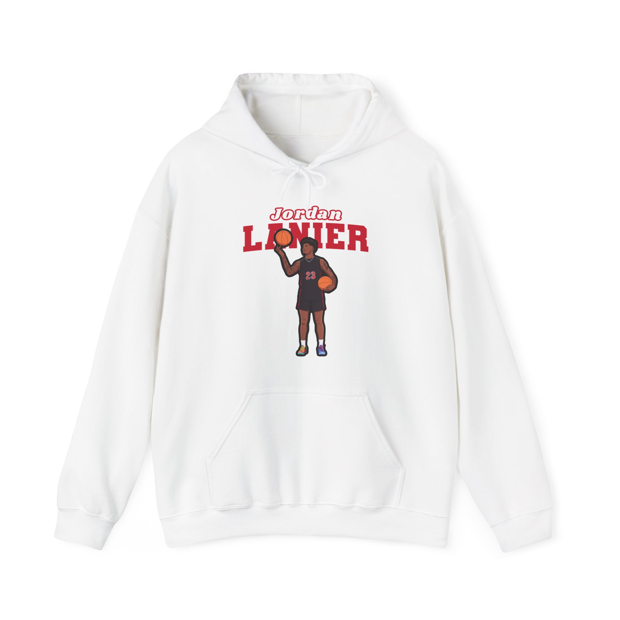 Hoodie — character_name_arch in White