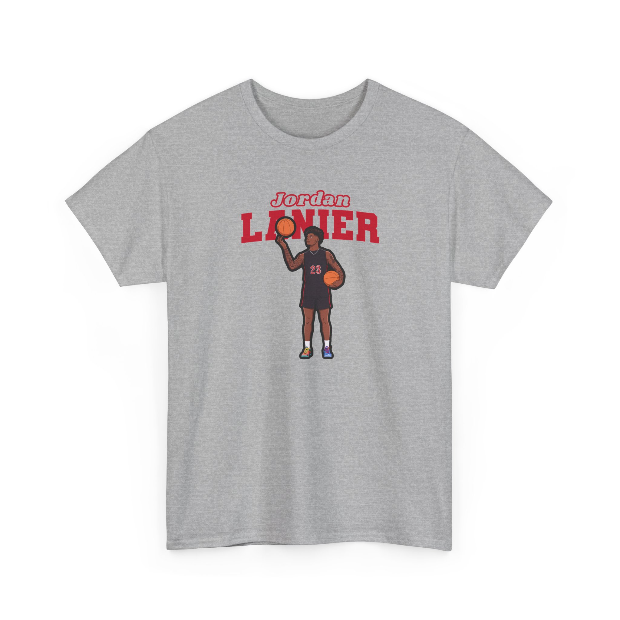 Tee — character_name_arch in Grey