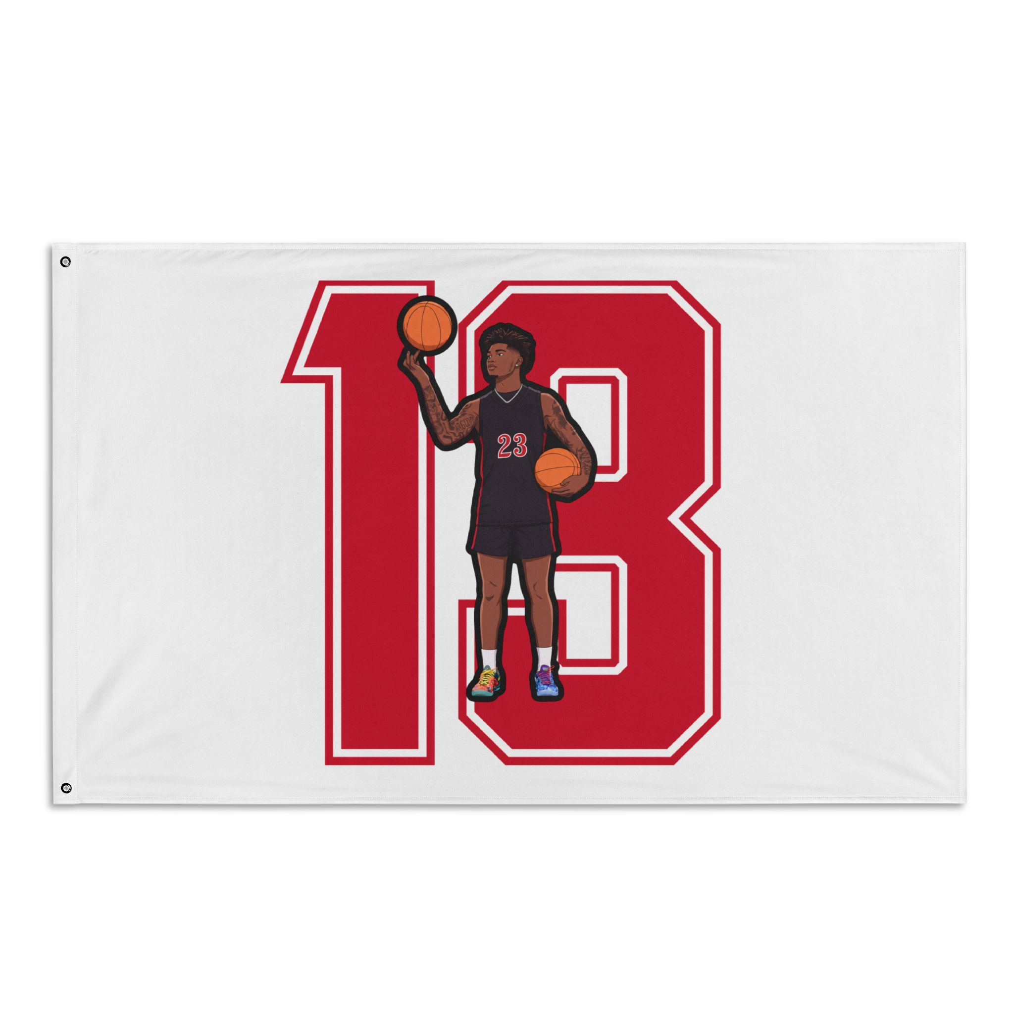 Flag (35 × 56 in) — character_number in Classic