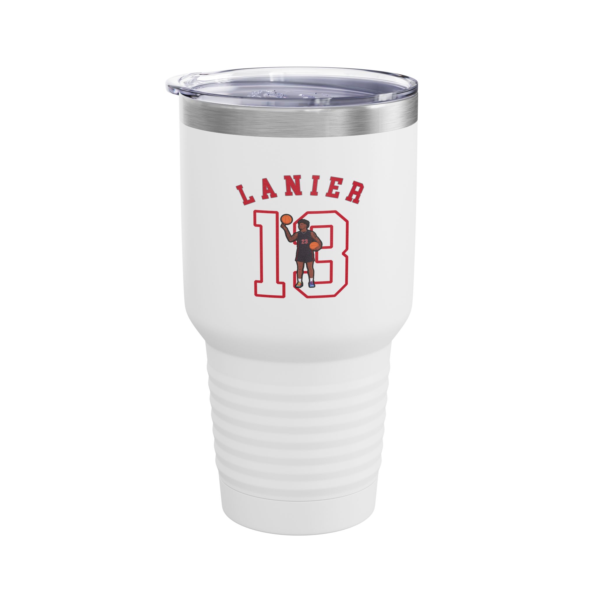 30oz Tumbler — character_shirsey_arch in White