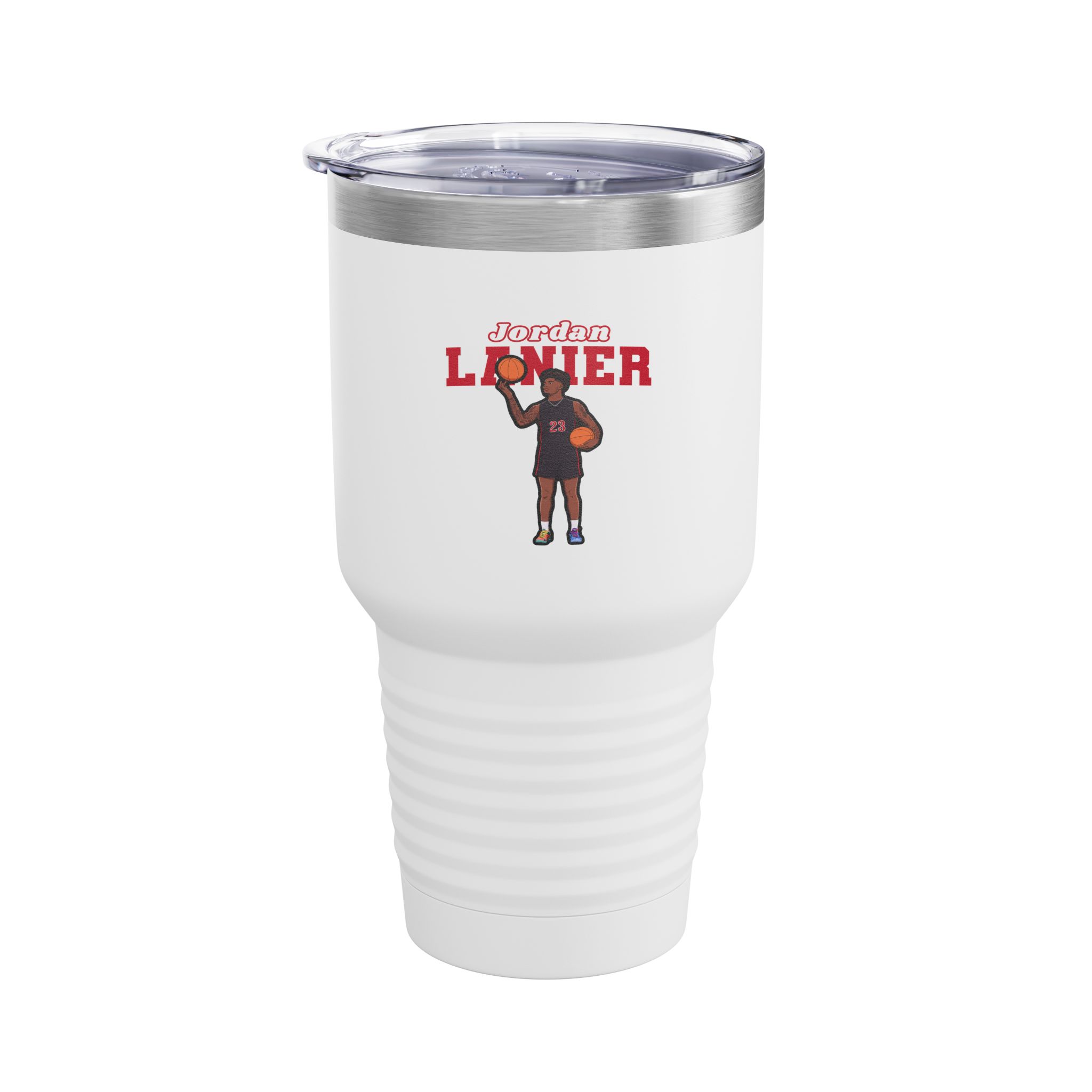 30oz Tumbler — character_name_arch in White