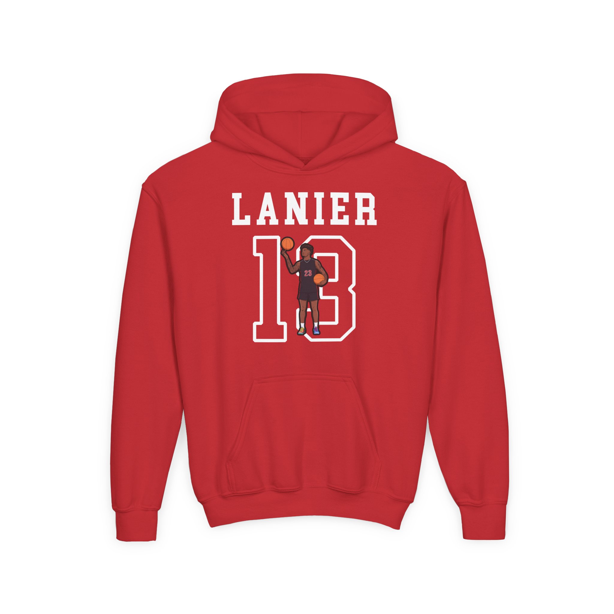 Youth Hoodie — character_shirsey in Red