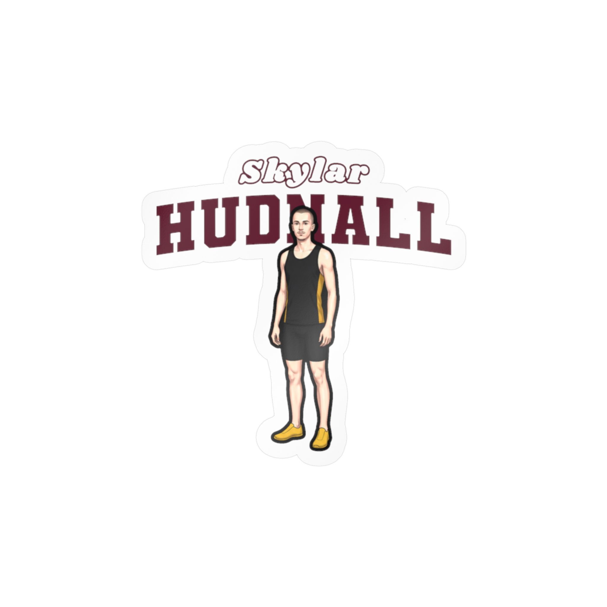 Vinyl Sticker — character_name_arch in Classic