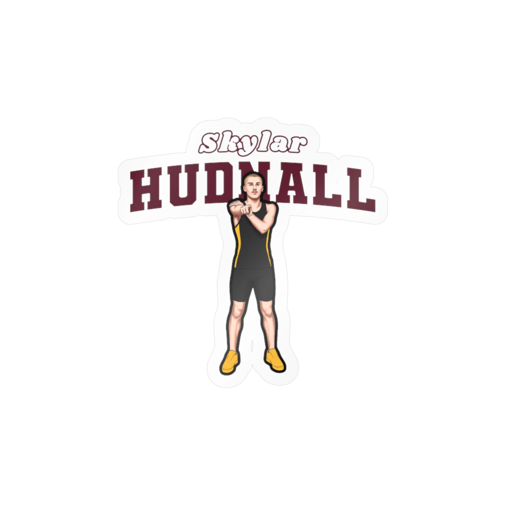 Vinyl Sticker — character_name_arch in Classic