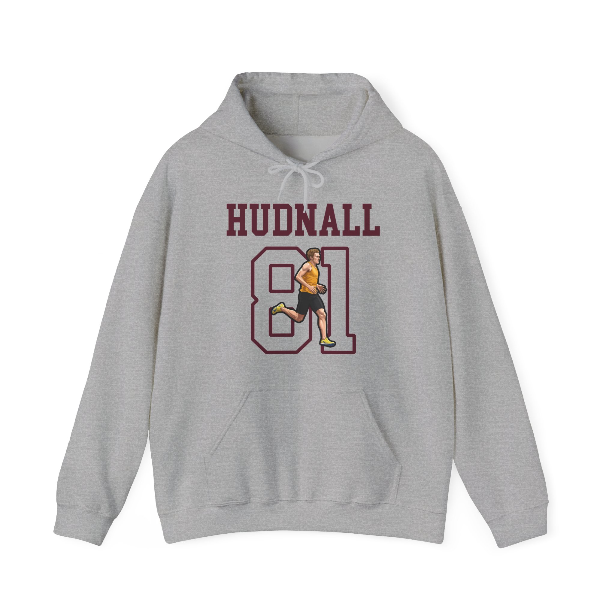 Hoodie — character_shirsey in Grey