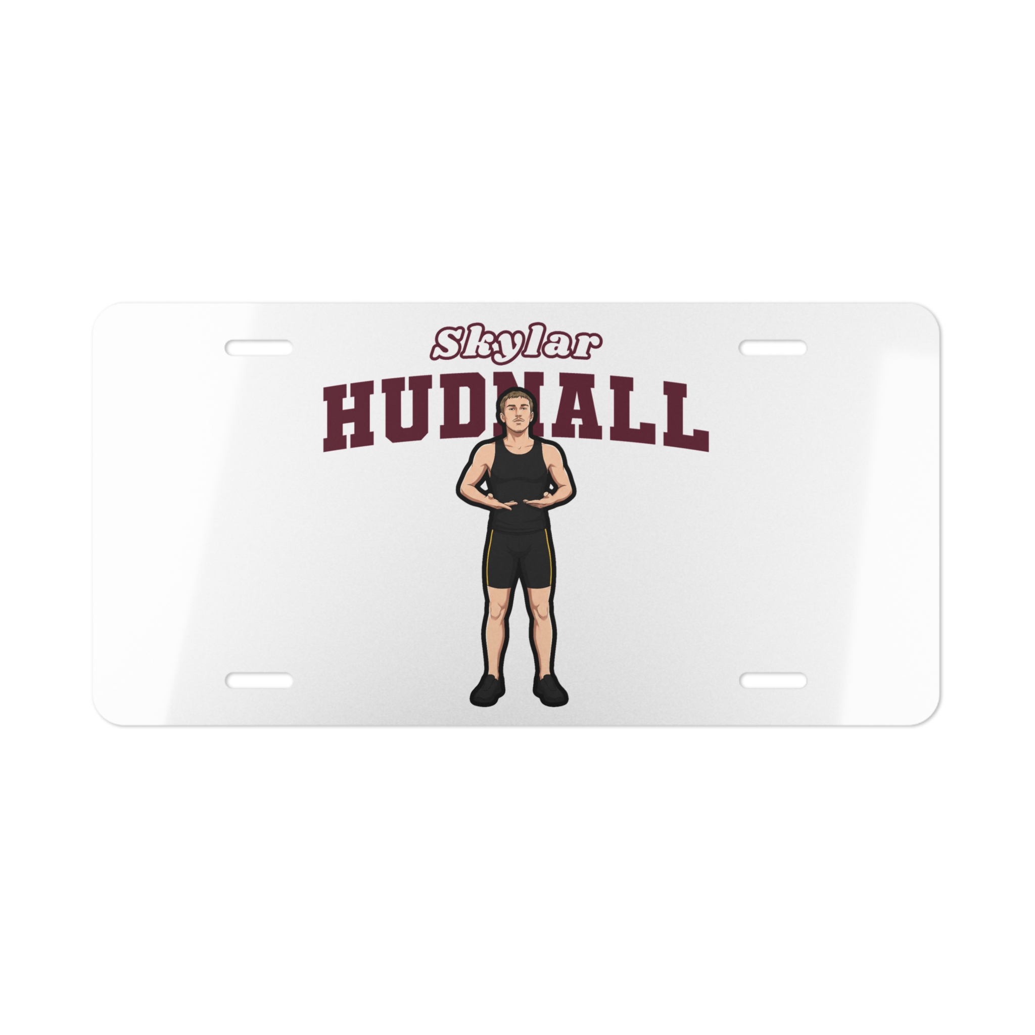 License Plate — character_name_arch in Classic