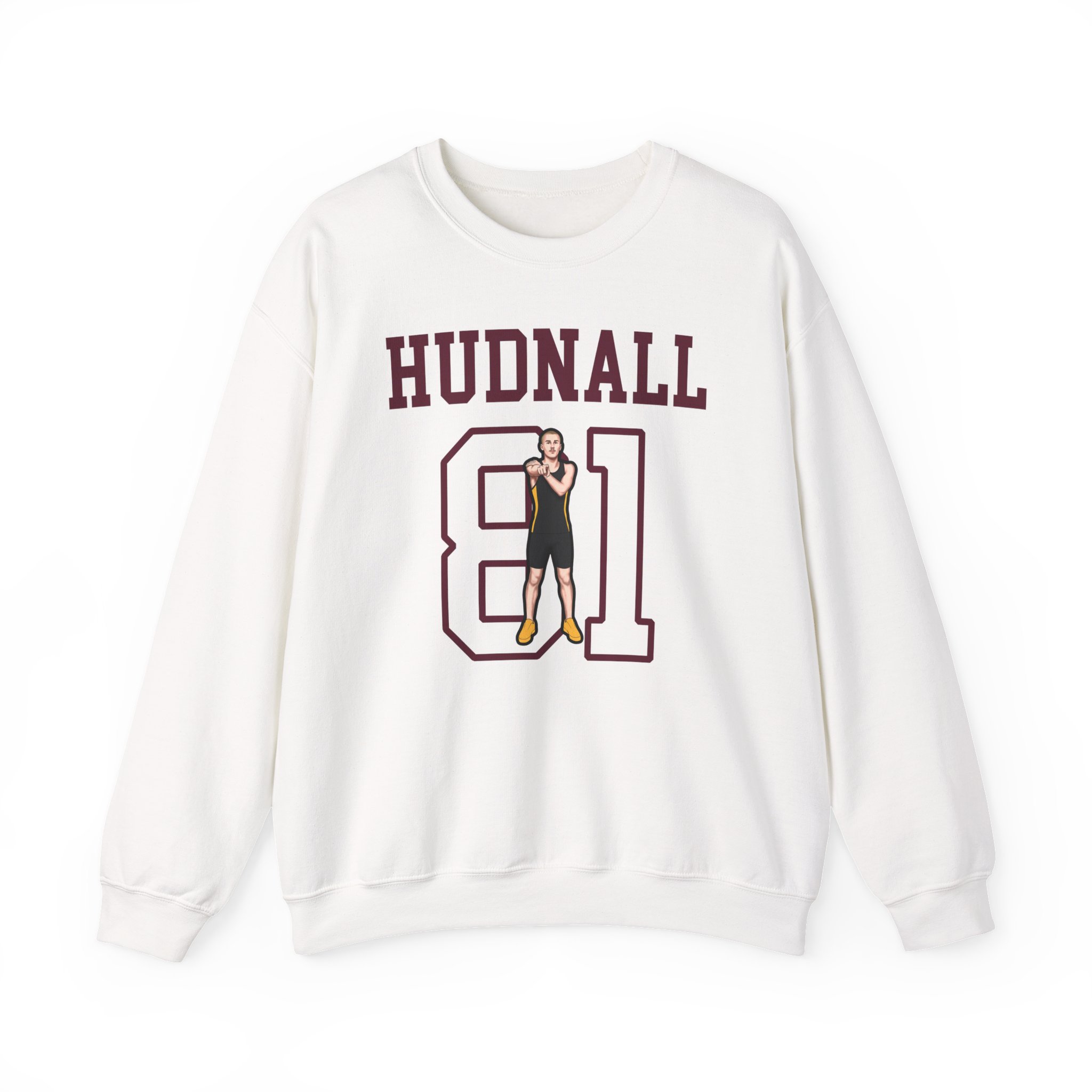 Crewneck Sweatshirt — character_shirsey in White