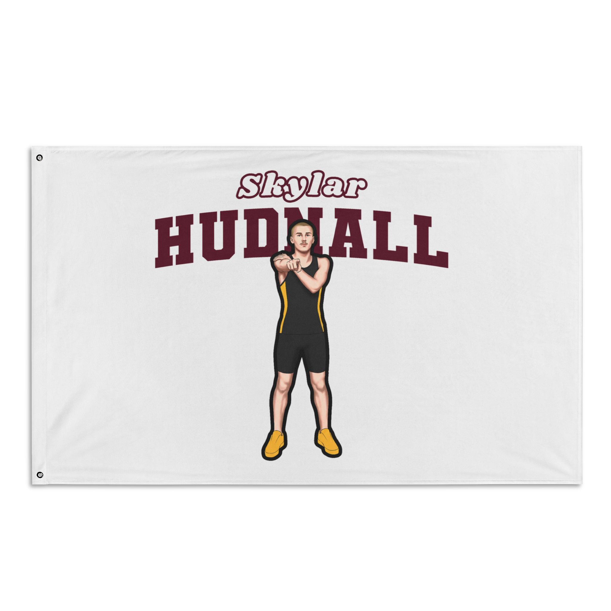 Flag (35 × 56 in) — character_name_arch in Classic