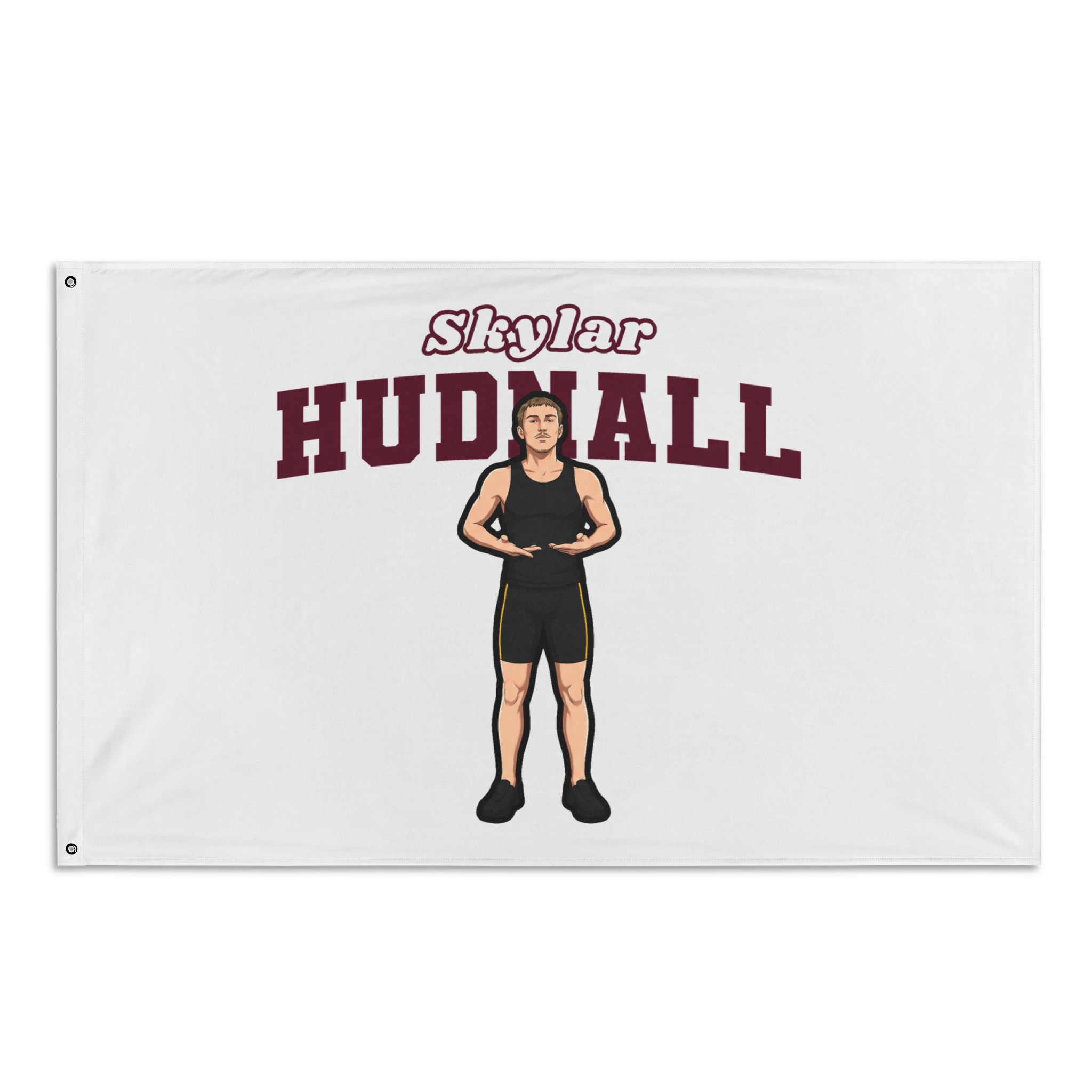 Flag (35 × 56 in) — character_name_arch in Classic
