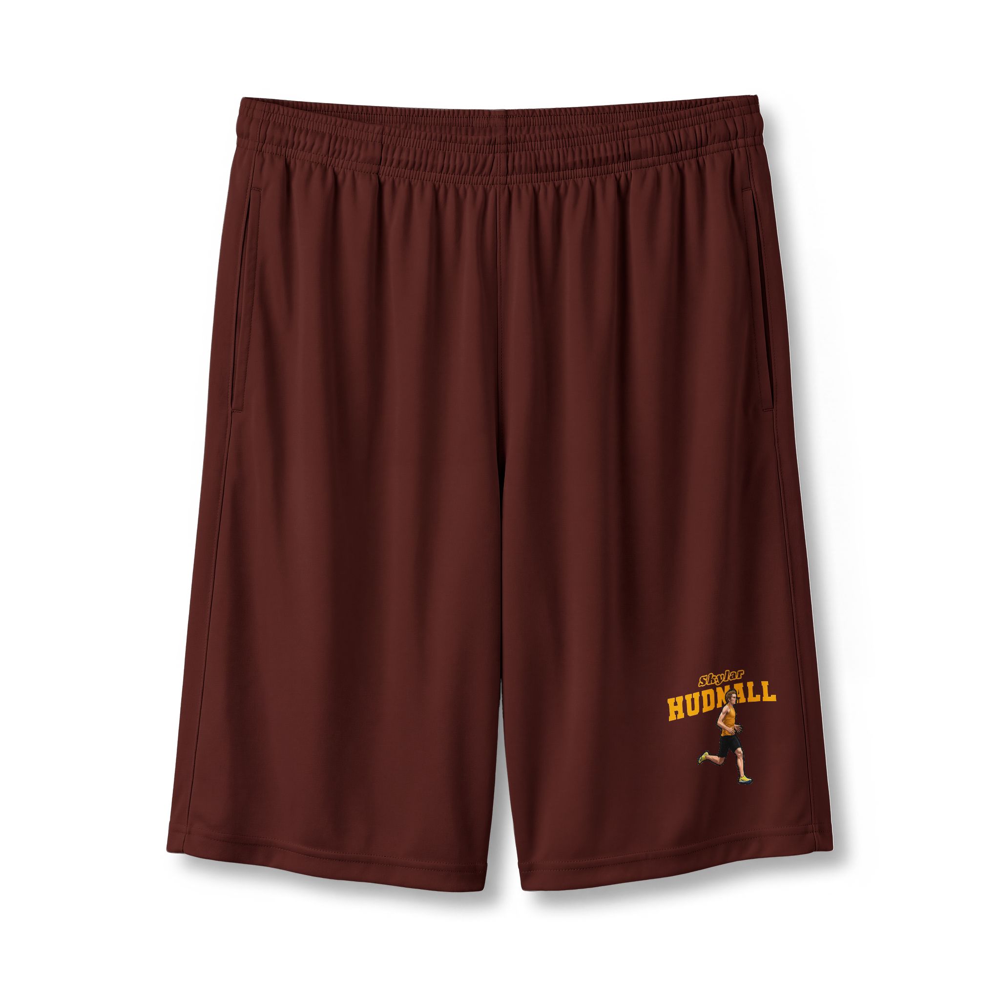 Shorts — character_name_arch in Maroon