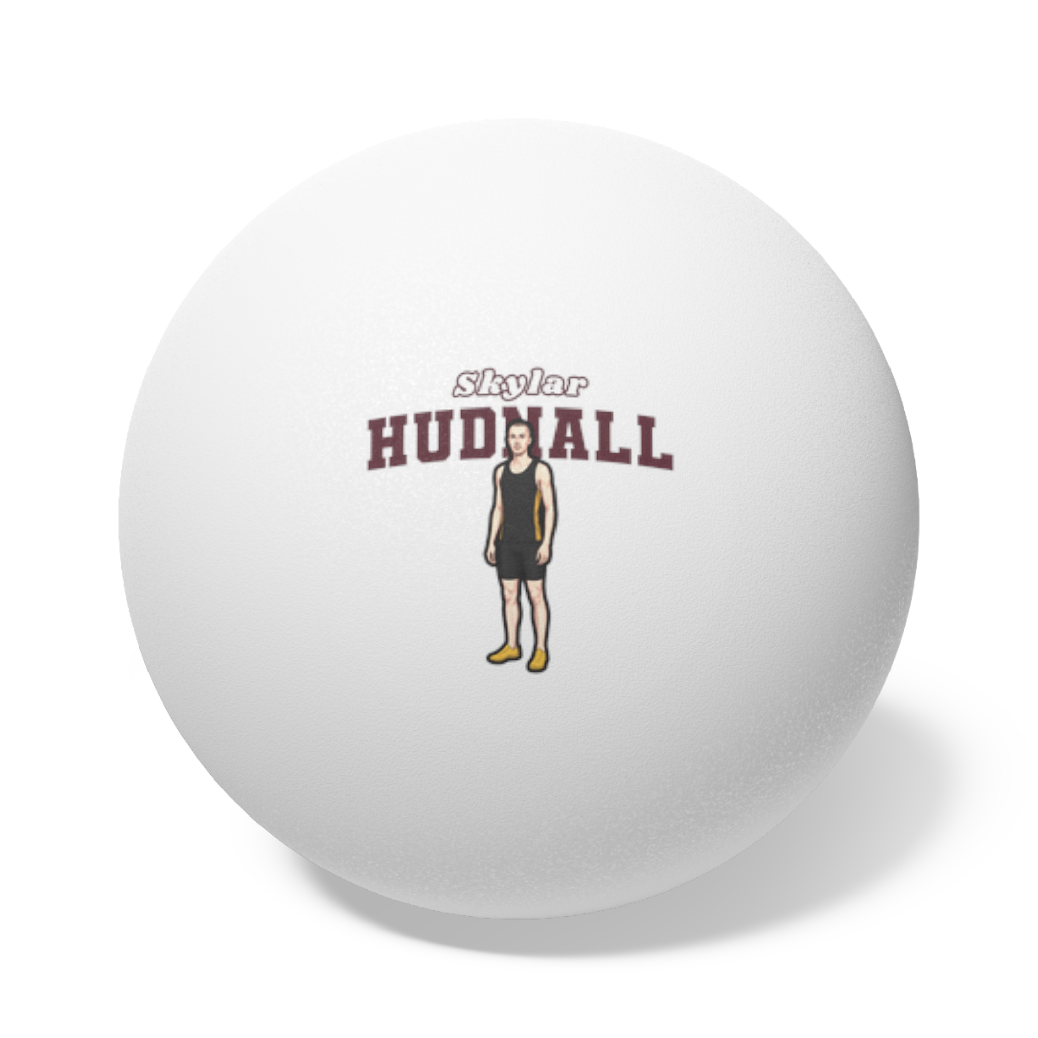 Ping Pong Balls, 6 pcs — character_name_arch in White