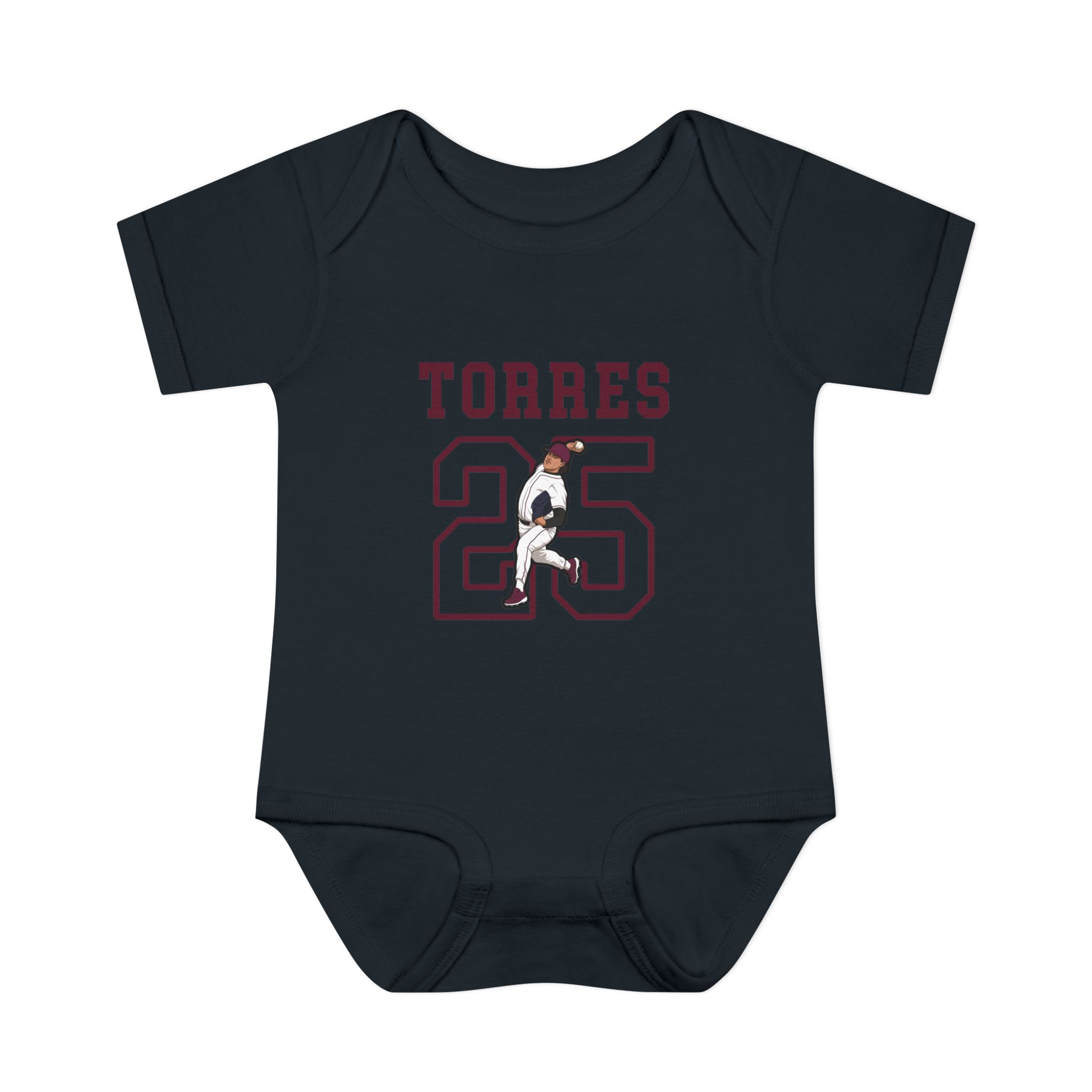 Baby Onesie — character_shirsey in Black