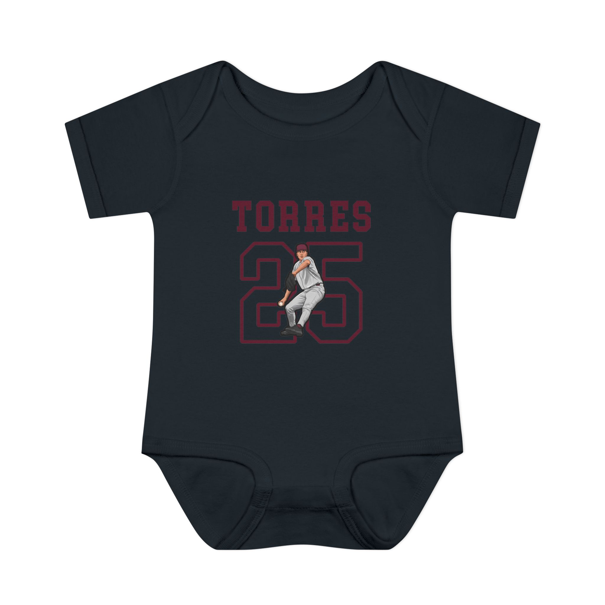 Baby Onesie — character_shirsey in Black