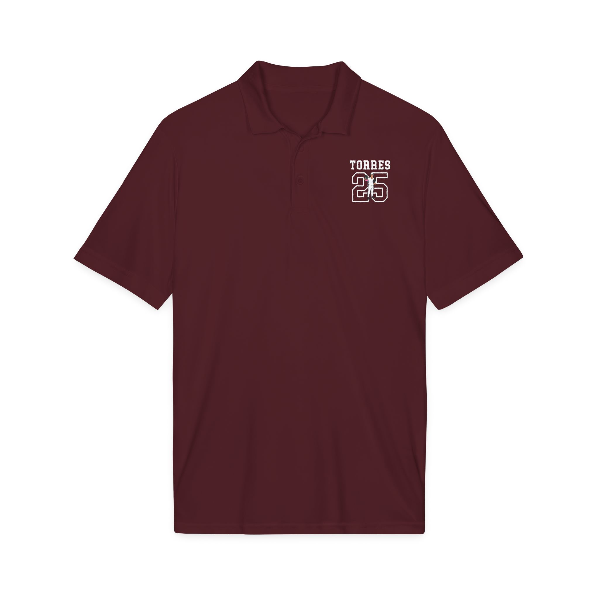 Polo — character_shirsey in Maroon