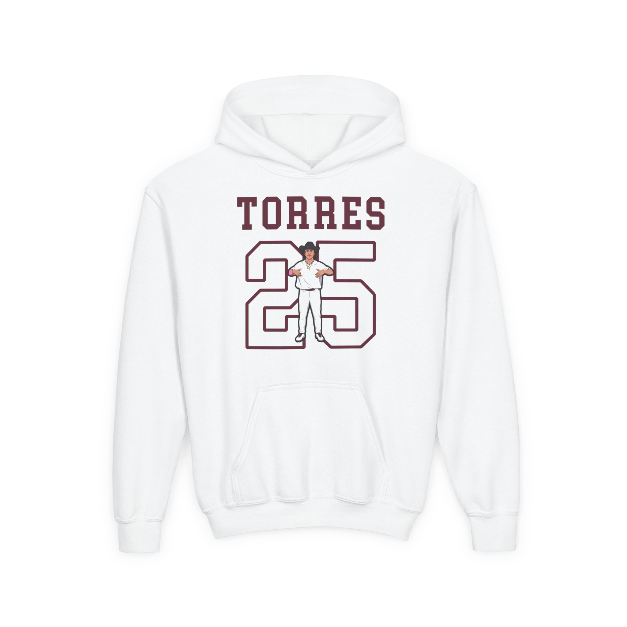 Youth Hoodie — character_shirsey in White