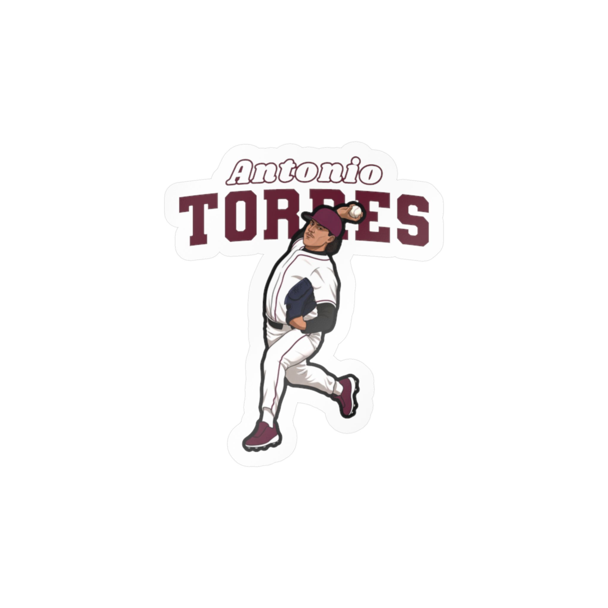 Vinyl Sticker — character_name_arch in Classic