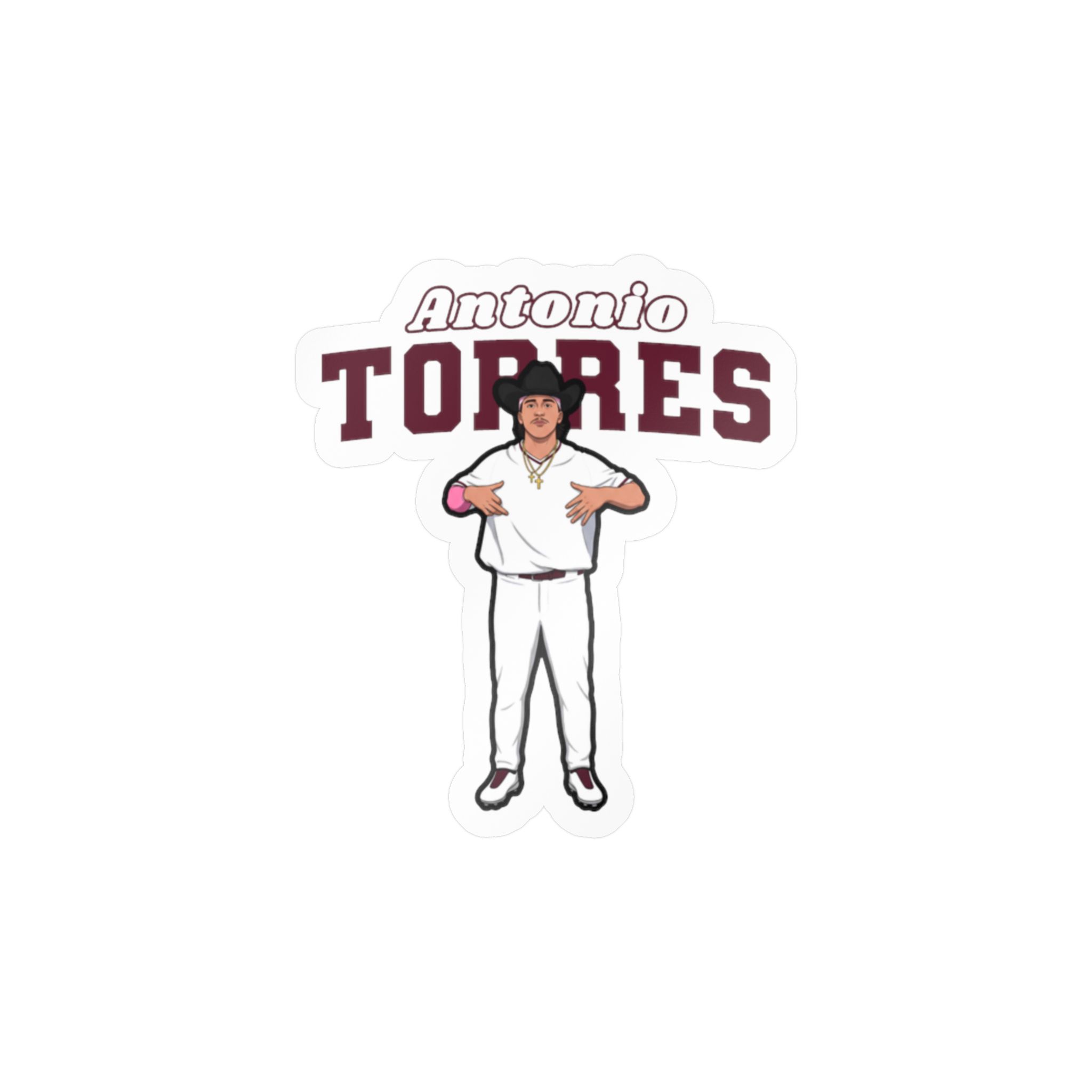 Vinyl Sticker — character_name_arch in Classic
