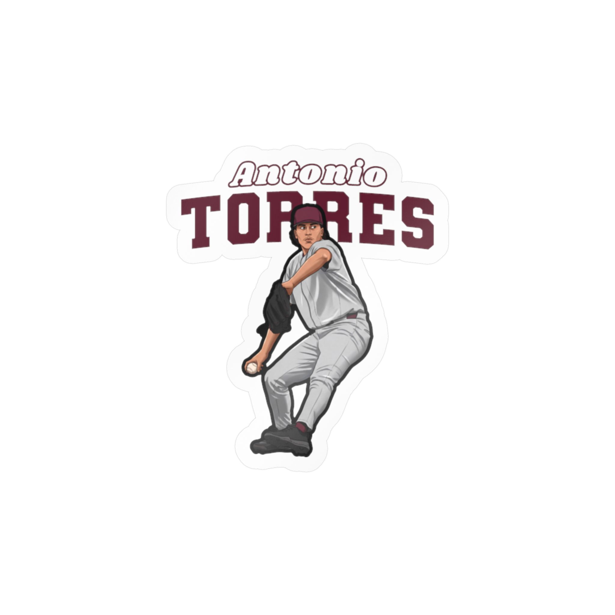 Vinyl Sticker — character_name_arch in Classic