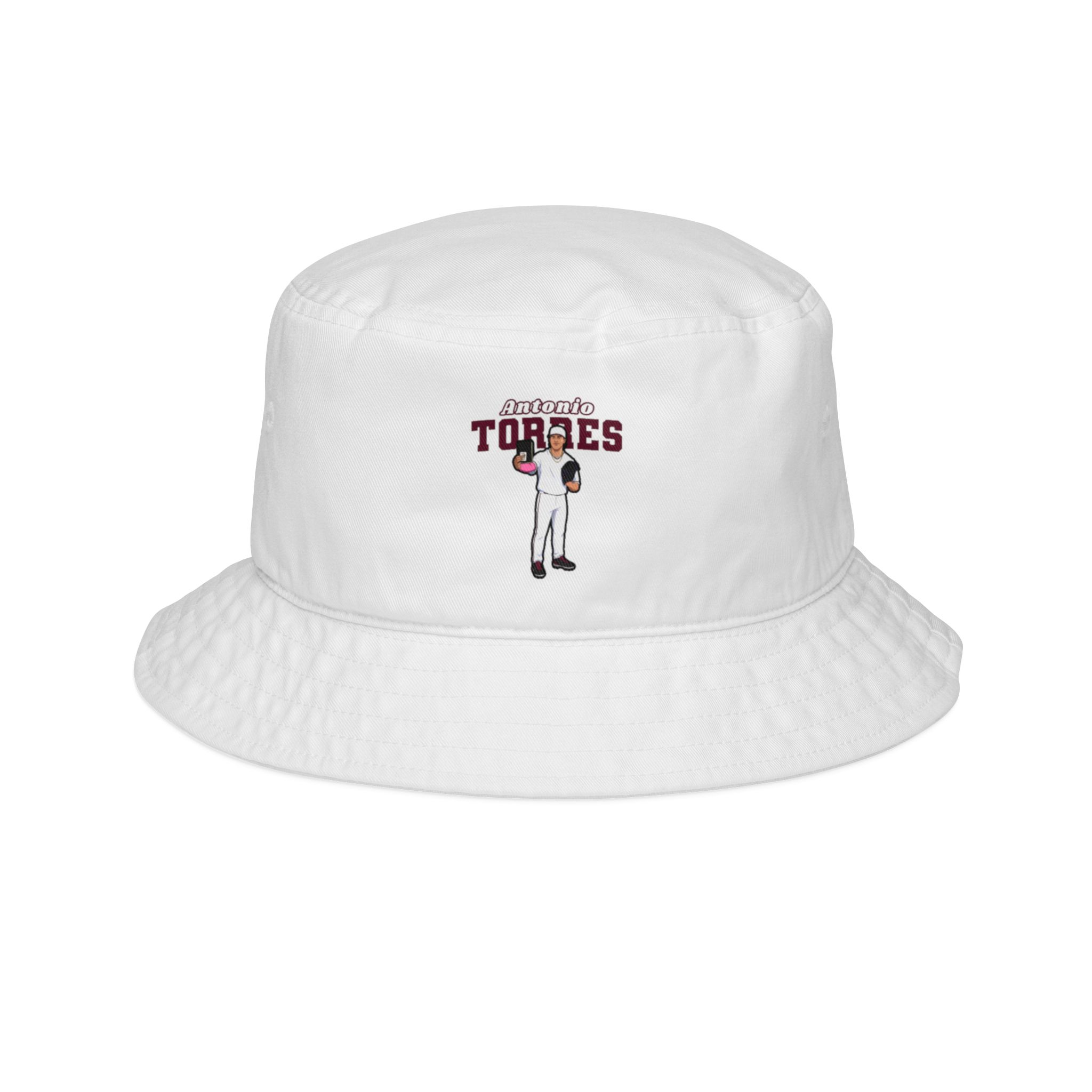 Bucket Hat — character_name_arch in White