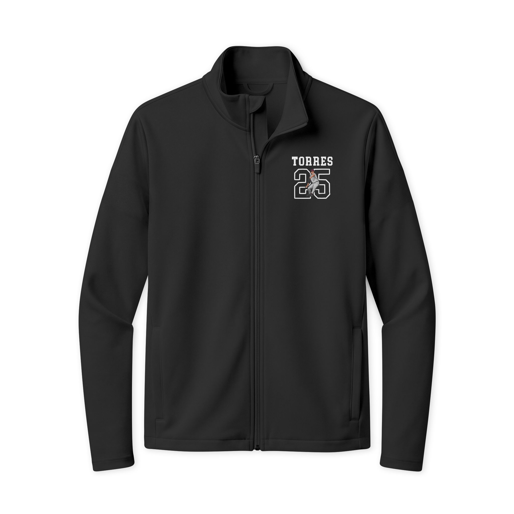 Travel Full-Zip Jacket — character_shirsey in Black/ Black